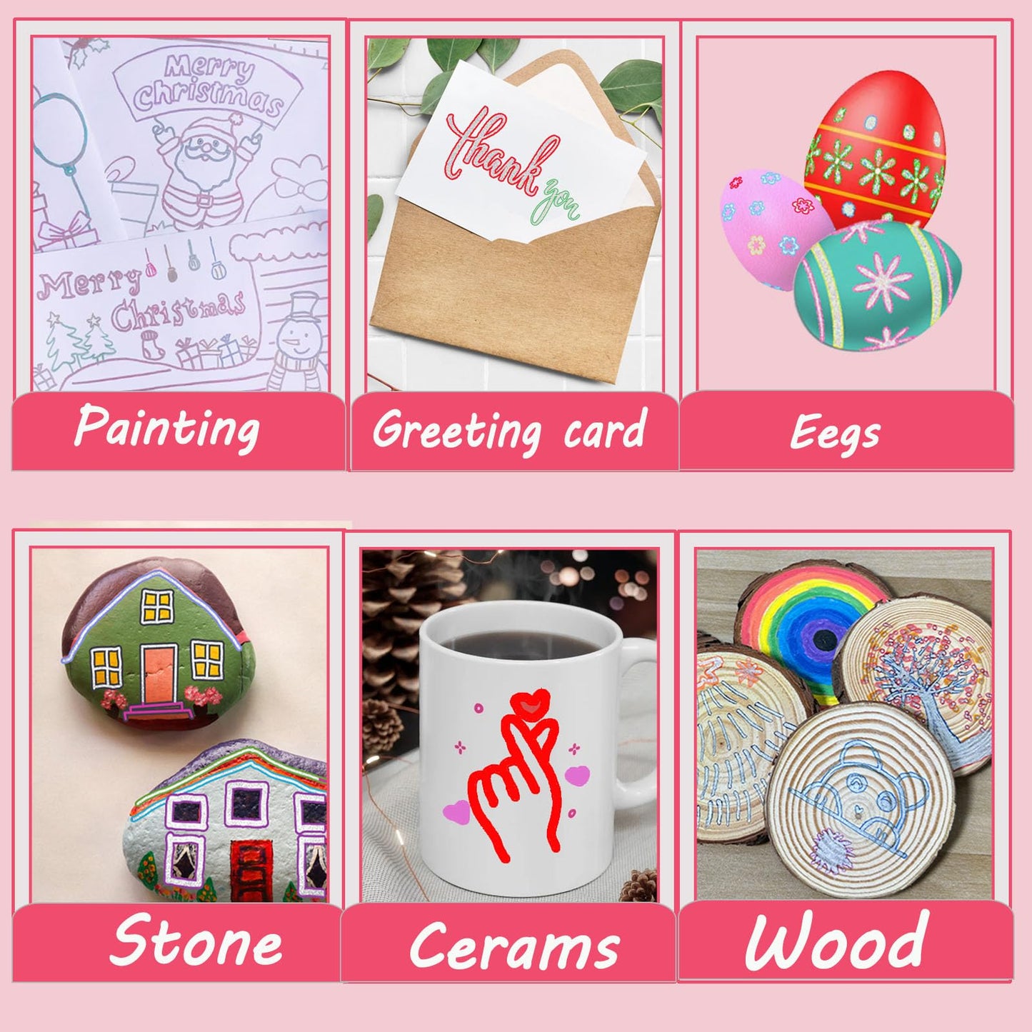 24 Pack Double Line Outline Markers, Squiggles Shimmer Markers Set, Self Outline Metallic Glitter Marker Pens for Christmas,Art, Drawing, Writing, Greeting Cards, DIY, Scrapbook, Easter Eggs