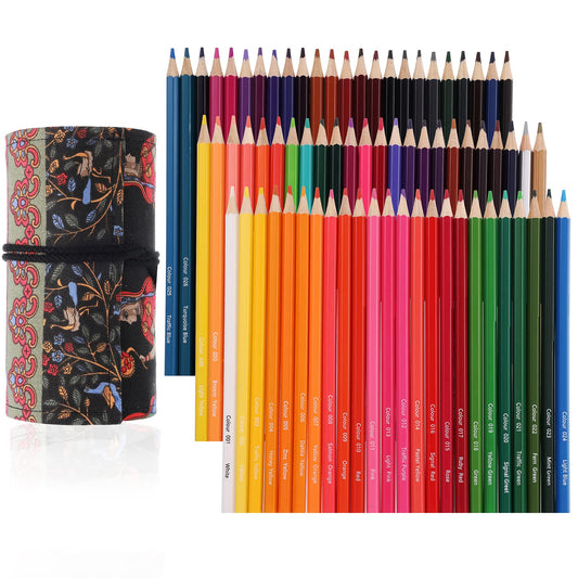 GETHPEN 72-Color Colored Pencils for Adult Coloring Books, Soft Core, Artist Sketching Drawing Pencils Art Craft Supplies, Coloring Pencils Set Gift for Adults Kids Beginners