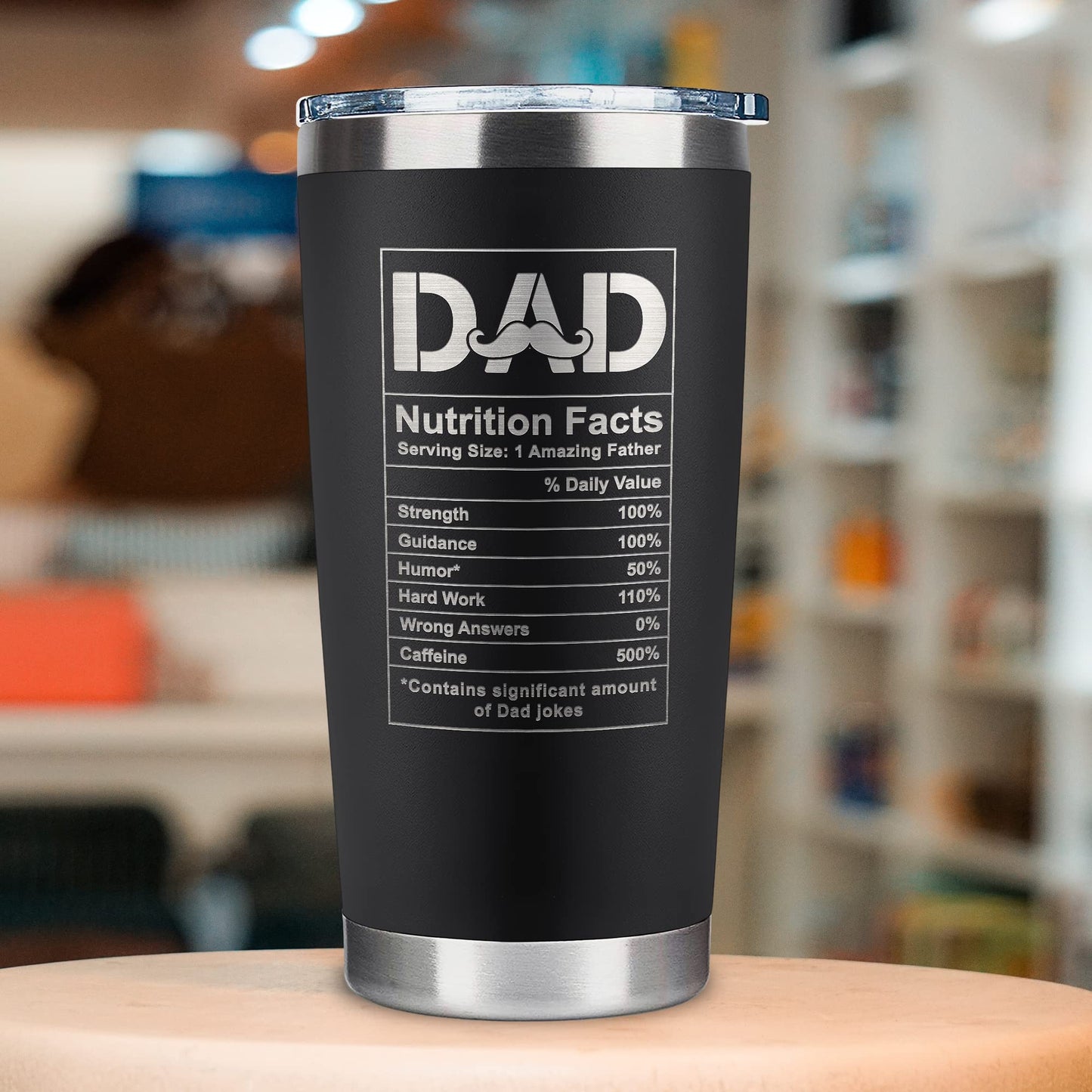KATLADIZ Gifts for Dad from Daughter, Son - Dad Gifts - Birthday, Fathers Day, Father's Day Gift for Dads - New Dads Gift for Men - 20 Oz Stainless Steel Tumbler