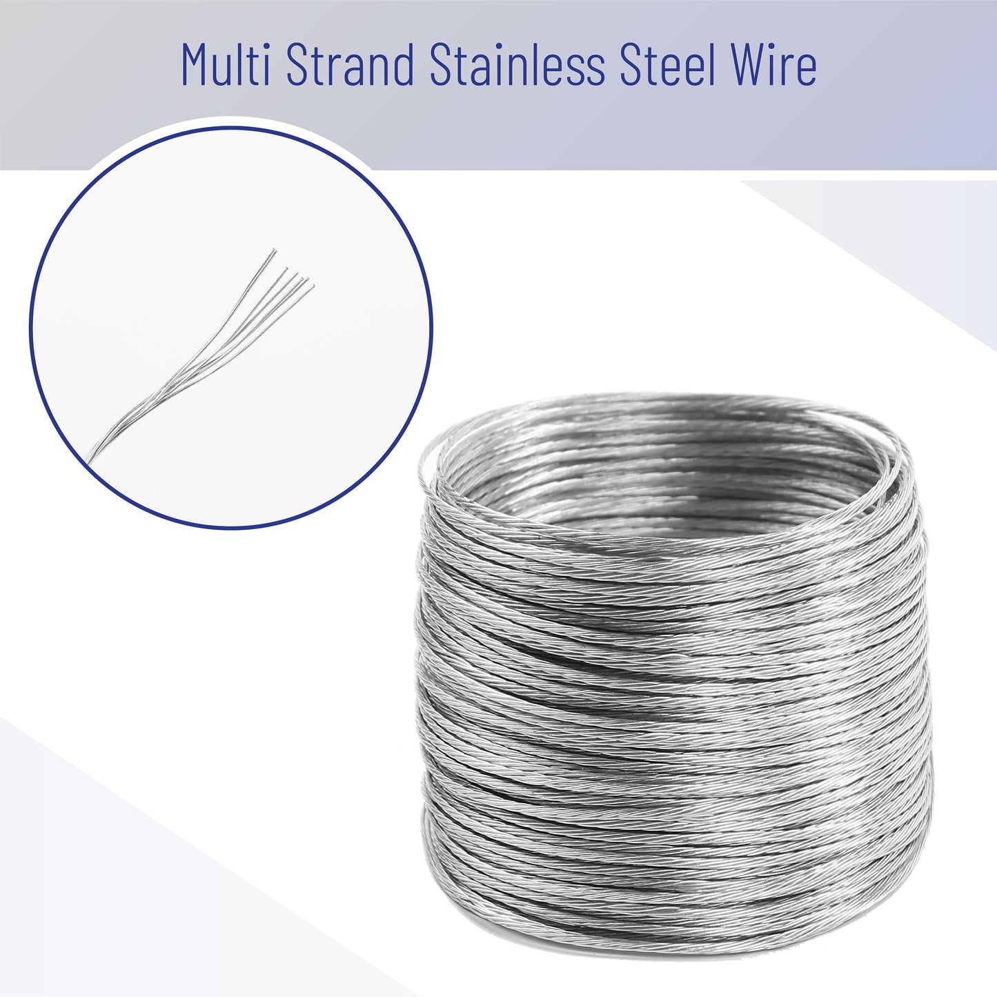 Mr. Pen- Picture Hanging Wire Kit, 100Ft Picture Wire Hanging, D Rings Picture Hanging, Picture Frame Hanging Kit, Picture Frame Wire, Wall Hanging Kit, Wire for Hanging Pictures, Painting Hanging Kit