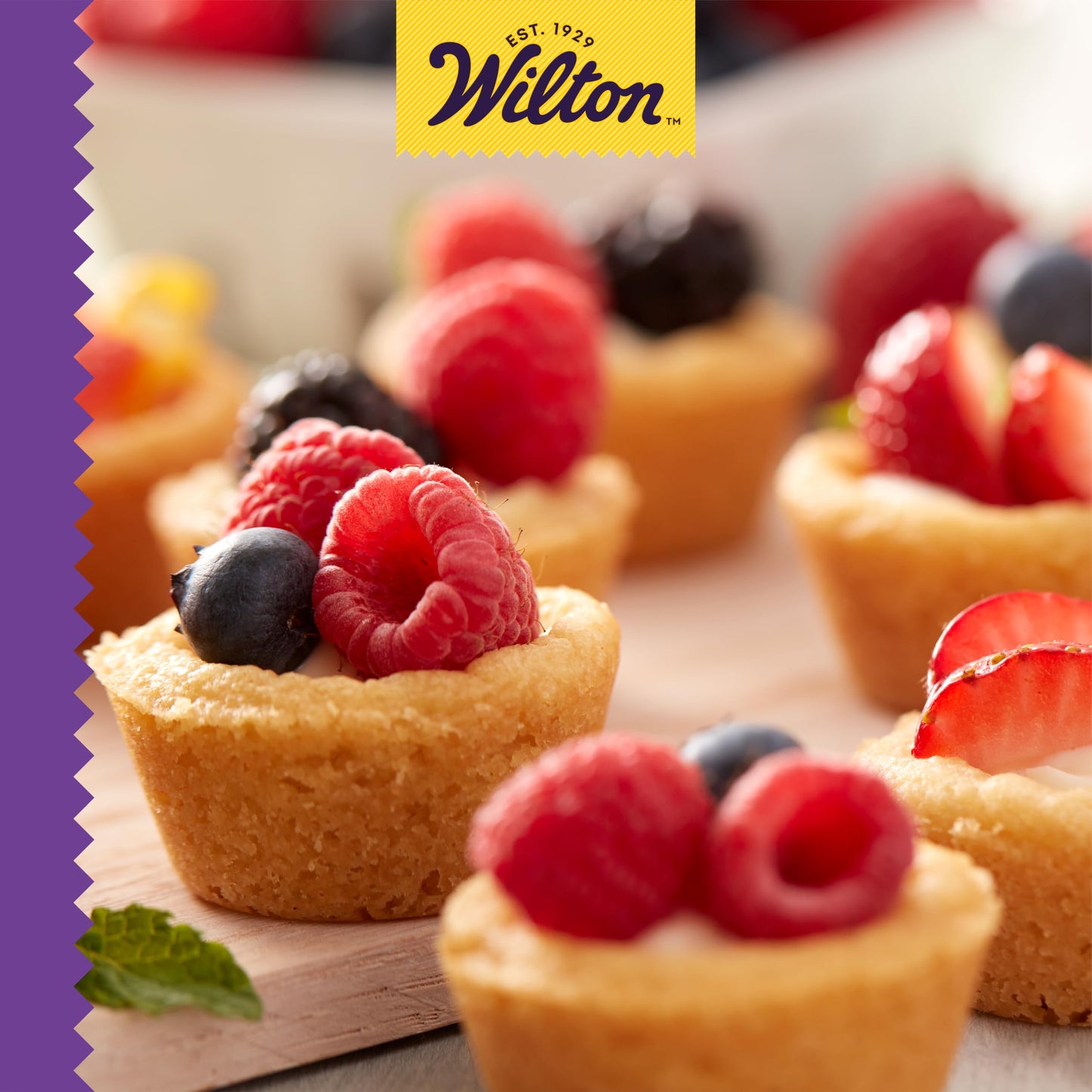 Wilton Gold Non-Stick Bakeware Mini Muffin Pan - Baking Pan for Mini Cupcakes & Muffins - Made Without PFAS - Even Heat Distribution & Scratch Resistant - 16 x 10 x 1 Inch, 24 Cups