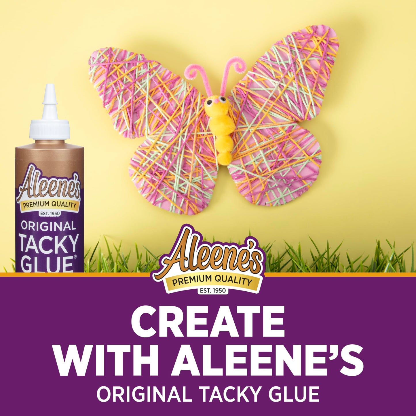 Aleene's All Purpose Tacky Glue, 8-Ounce, Clear (15599)