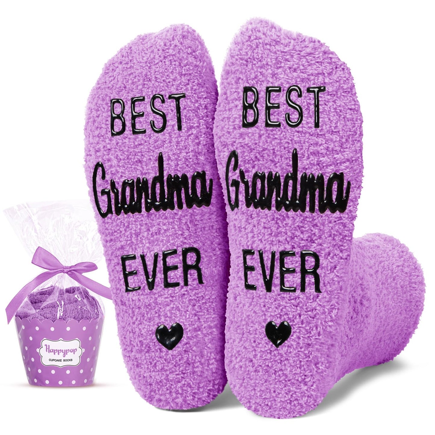 HAPPYPOP Mothers Day Gifts for Grandma - Nana Socks from Grandkids Grandchildren, Birthday Socks for Grandmother