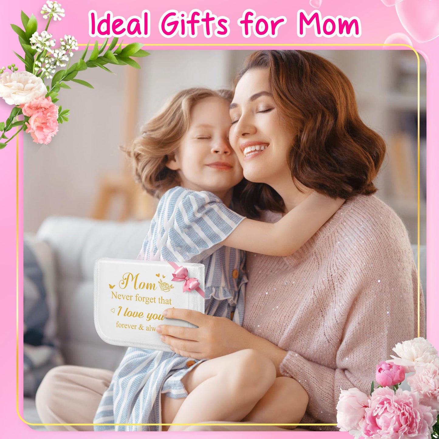 Sewing Kit Mothers Day Gifts for Mom Women Mother Her, Sewing kit Small Portable Sewing Supplies Accessories with Carrying Case Includes Thread, Needle, Scissors, Measure Tape, Thimble