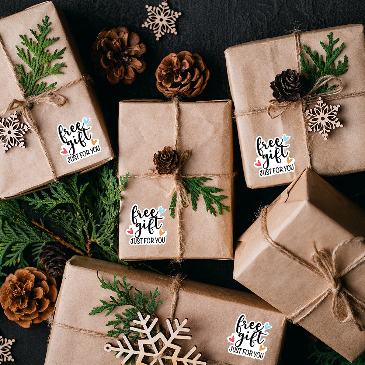 Littlefa Cute Just for You Stickers,Small Business Stickers,Boutique Stuff Sticker,Thank You Stickers,Sample Mail Stickers,Gift Bags Packaging Sticker 500 PCS