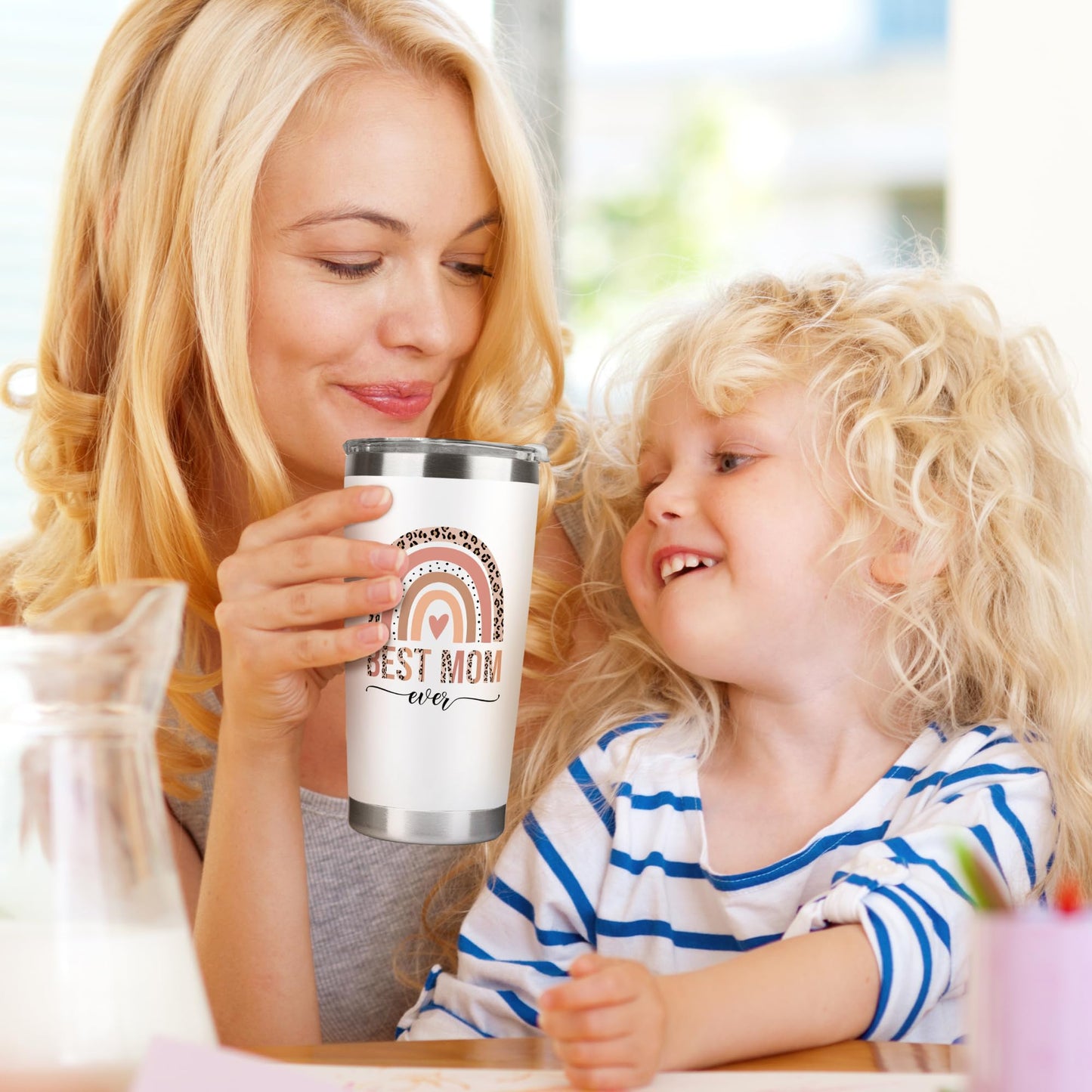 Mocosweeties Gifts for Mom from Daughter Son - Birthday, Valentines, Mothers Day Mom Gifts for Wife, Her - Mother's Day Gift Ideas for Mama, Mother - Gift for New Moms, Mothers - 20 Oz Tumbler