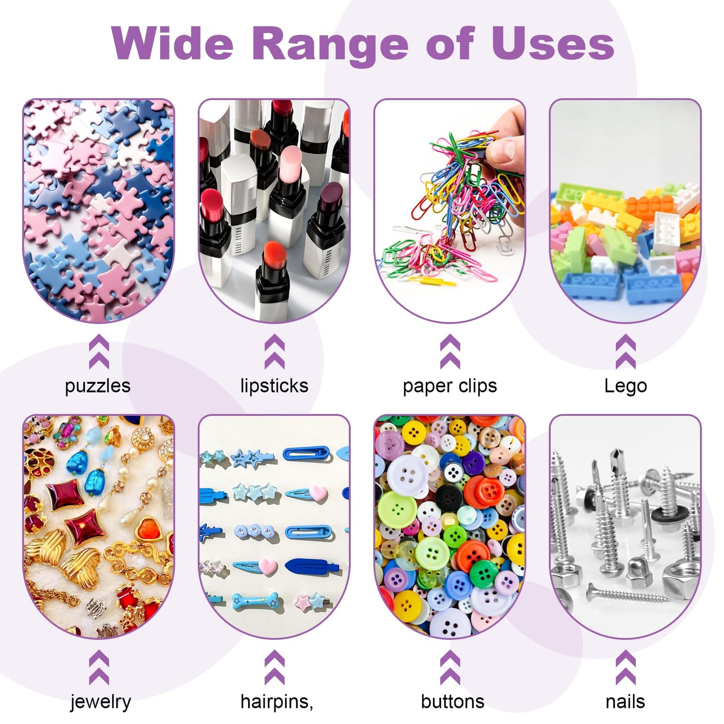 testyu Small Plastic Box, 4.3" X 2.3" X 1.5" Stackable Mini Storage Box with Lid, Clear Organizer Container for Jewelry Beads Small Crafts Items Accessories - 6 Pack