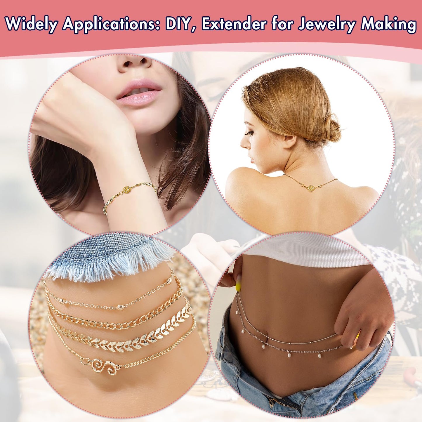 Magnetic Necklace Clasps and Closures, 12PCS Gold & Silver Magnetic Lobster Clasp Extenders for Necklaces & Bracelets, Easy Jewelry Converter for Women, Seniors, and Everyday Wear