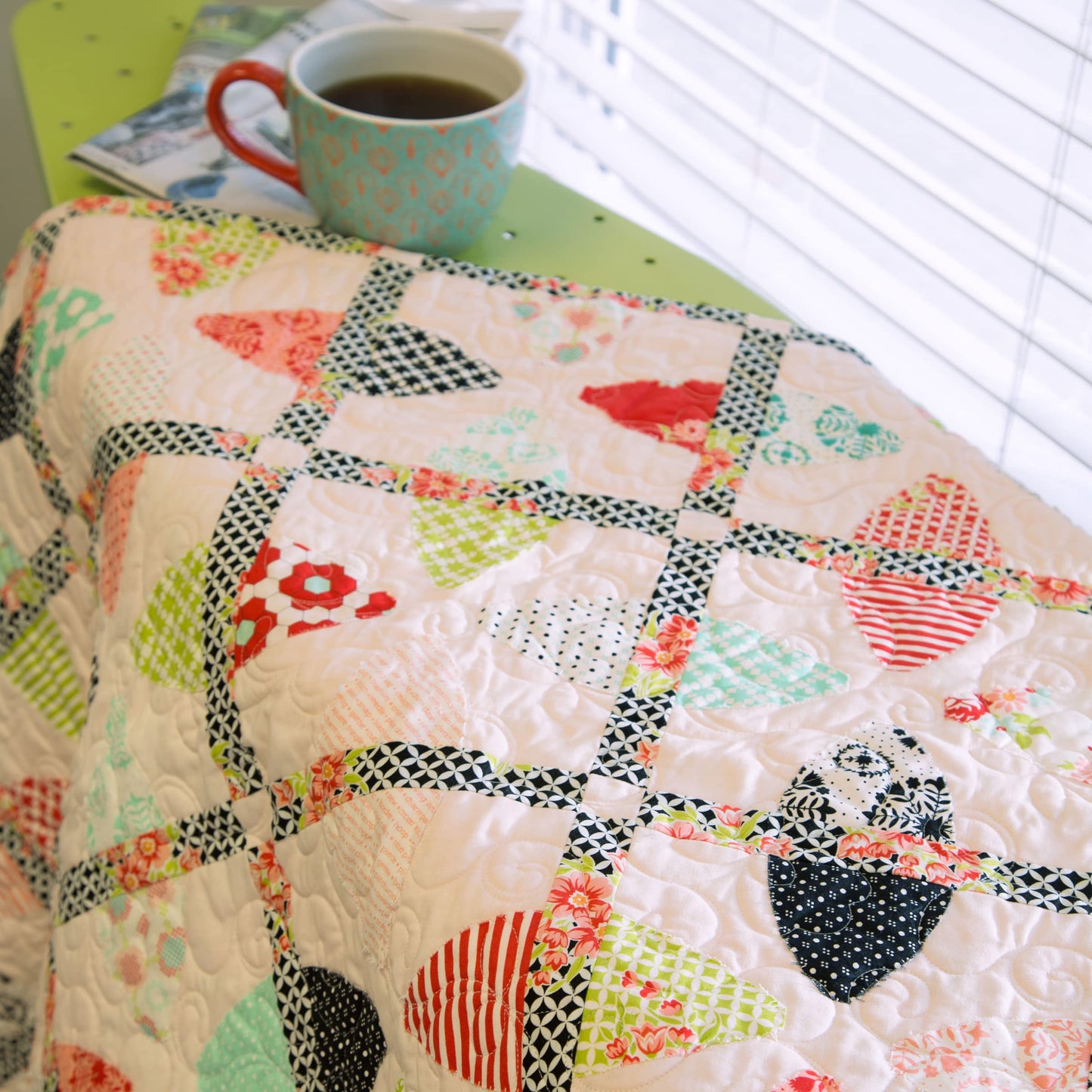 Acrylic Quilting Ruler, 6" x 6” | Square Ruler for Sewing, Measuring and Cutting Quilt Fabric | Straight Edge Tool for Charm Packs, Quilts, and Sewing Projects