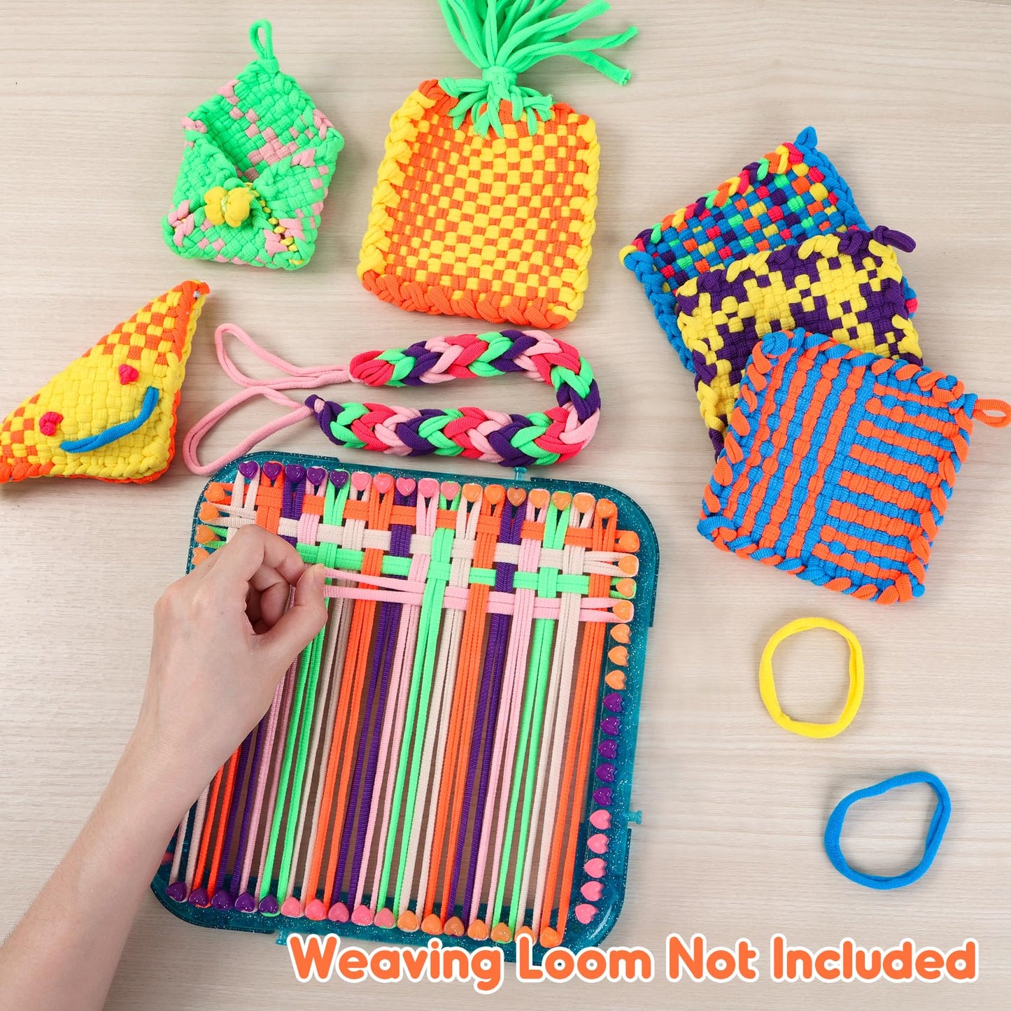 IQKidz 224 PCS Loom Loops Refill for Potholder Weaving Loom Kit Toys, Elastic DIY Arts and Crafts Loops Supplies for Kids Beginners, Perfect Birthday Gifts for 5 6 7 8-12 13 Year Old Girls