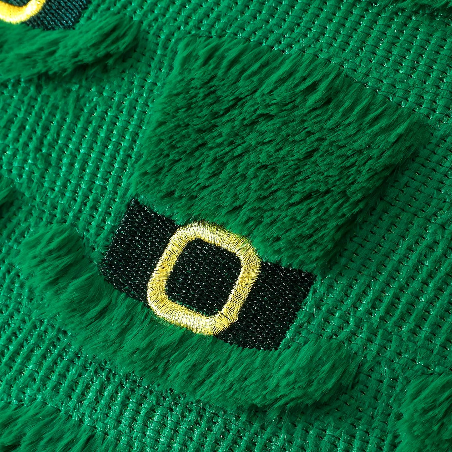 St Patricks Day Green Hat Pillow Covers 18x18 Set of 2 Decorative St Patricks Day Throw Pillow Cases Soft Plush Faux Fur Couch Cushion Case for Holiday Sofa Bed Room Home Decor-Green