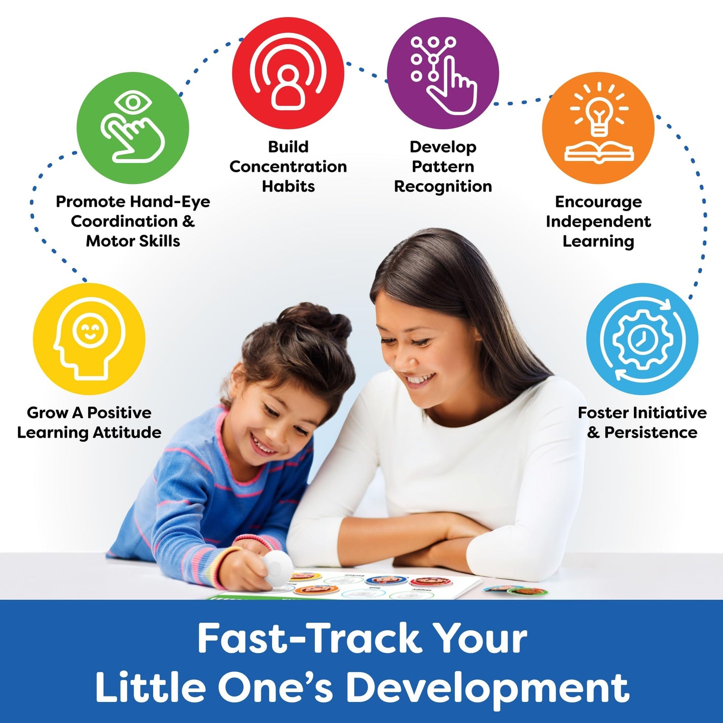 Montessori Preschool Busy Book For Toddlers Ages 3 And Up - Preassembled - Preschool Learning Activities Homeschool Montessori Toys - Gifts For 3 Year Old Boys - 4 Year Old Girl Birthday Gifts