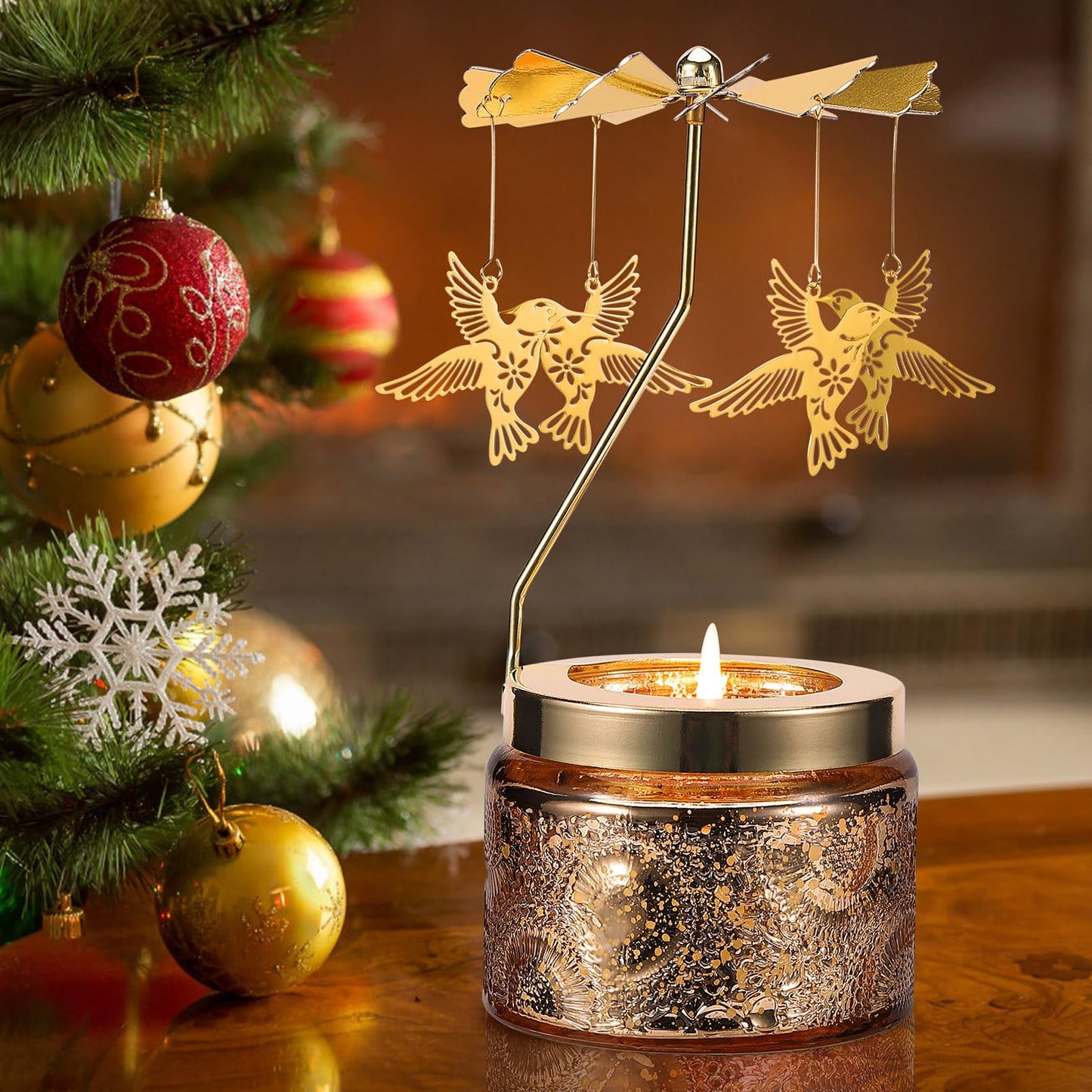 Hummingbird Gifts for Women, Birthday Gifts for Mom Daughter Sister Wife, Unique Easter Gift for Friend Women, Rotatable Scented Candles Gift for Mothers Day Anniversary Christmas