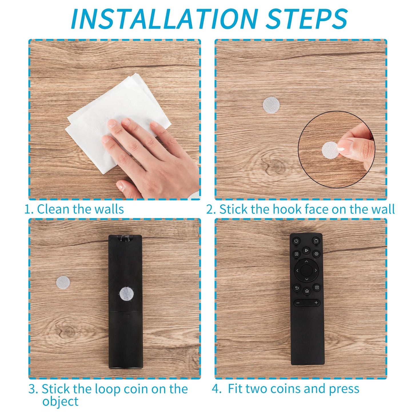 WXBOOM 2000pcs (1000 Pairs) 0.59" Self Adhesive Dots, White Hook & Loop Dots Waterproof Sticky Back Nylon for School Classroom Office Home 15mm/0.59" Diameter