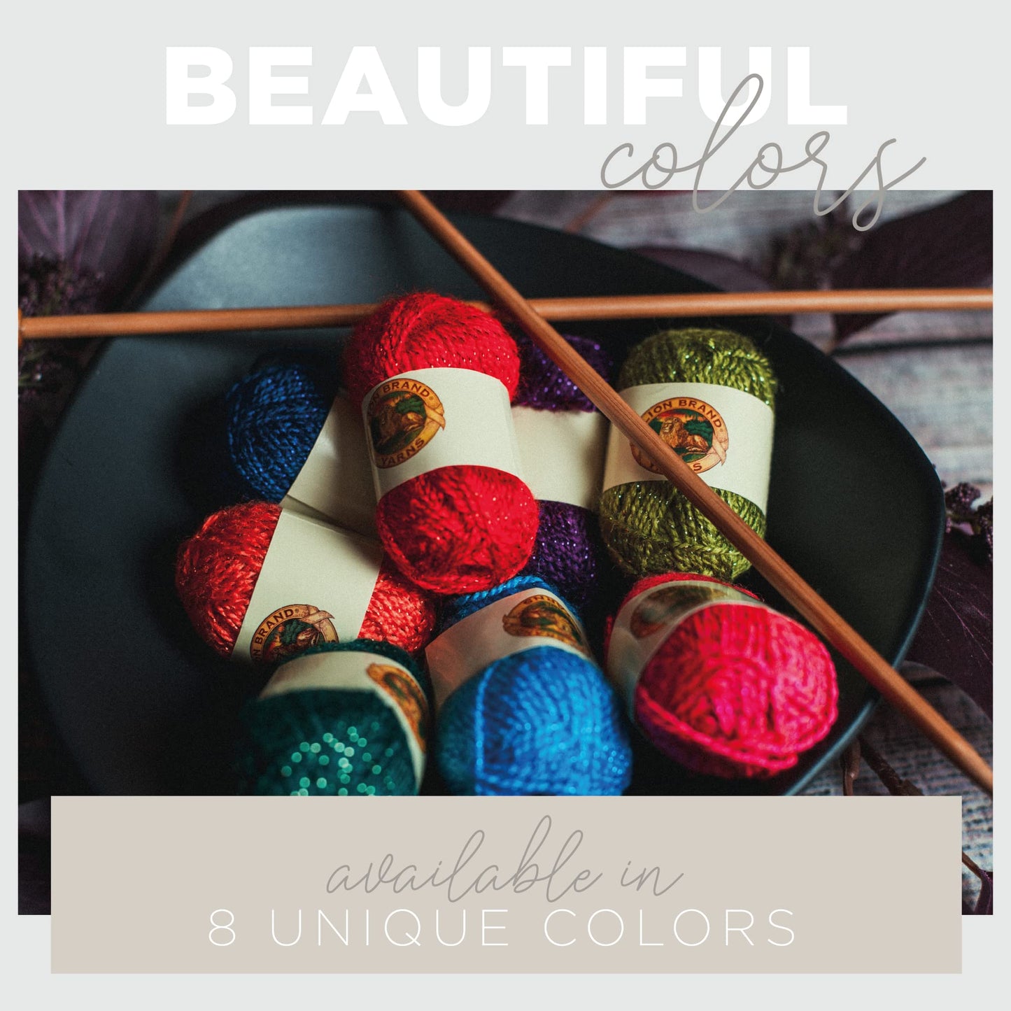 Lion Brand Yarn BonBons Yarn Pack Brights