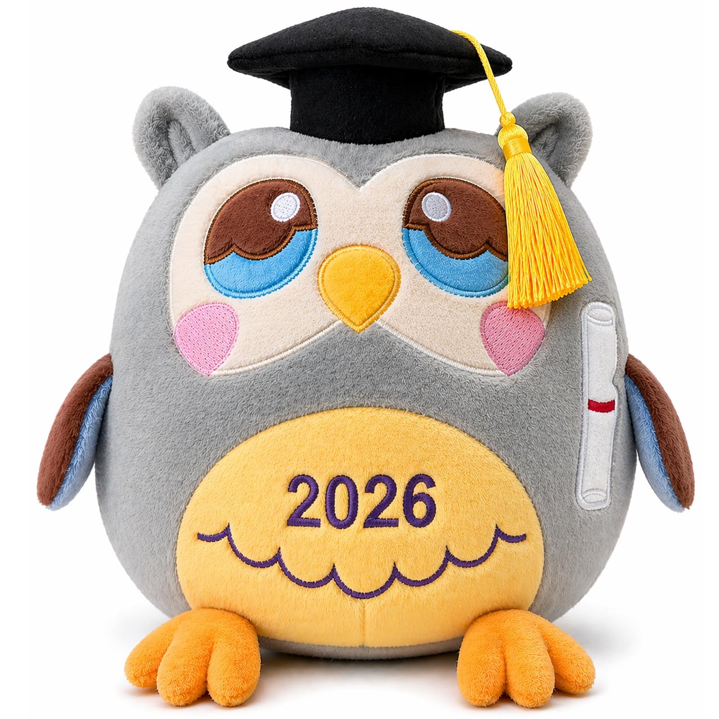 Rdogeia Graduation Stuffed Animal 2026,11.8" Graduation Owl Plush Stuffed,Kindergarten Graduation Gifts for Kids Boys Girls,Class of 2026 Kindergarten Preschool,with Black Cap