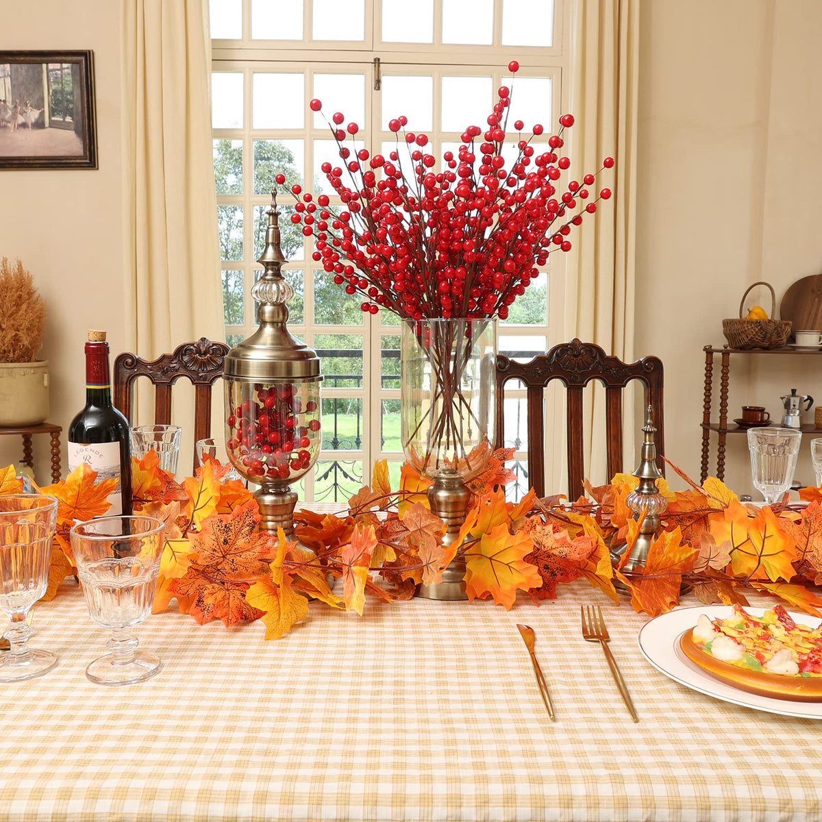 Joyhalo 5 Pack 5.9FT Fall Garland