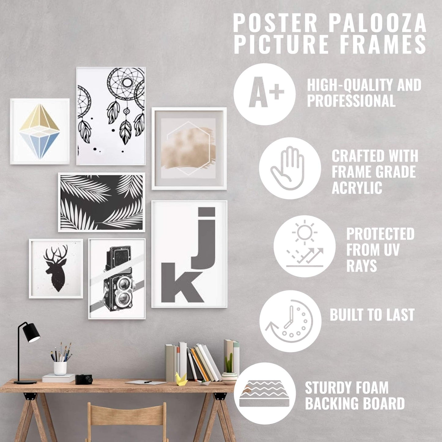 4x6 Mat for 5x7 Frame - Precut Mat Board Acid-Free Mixed Colors 4x6 Photo Matte Made to Fit a 5x7 Picture Frame, Premium Matboard for Family Photos, Show Kits, Art, Picture Framing, Pack of 25 Mats