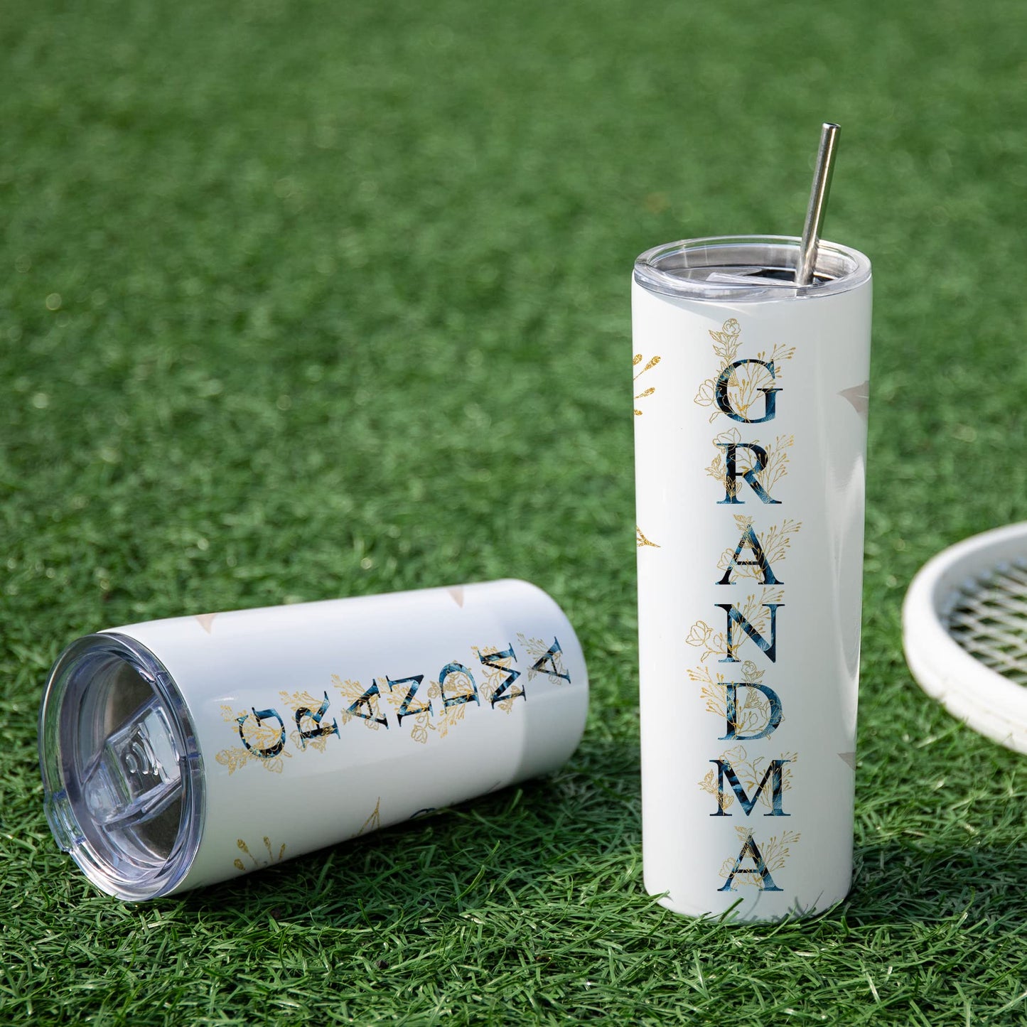 ZOKCC Christmas Gifts for Grandma- Best Grandma Tumbler- Cute Grandma's Mother's Day Birthday Gifts- Gift for Grammy, Grandmothers, Grandmom from Grandchild Grandson Granddaughter