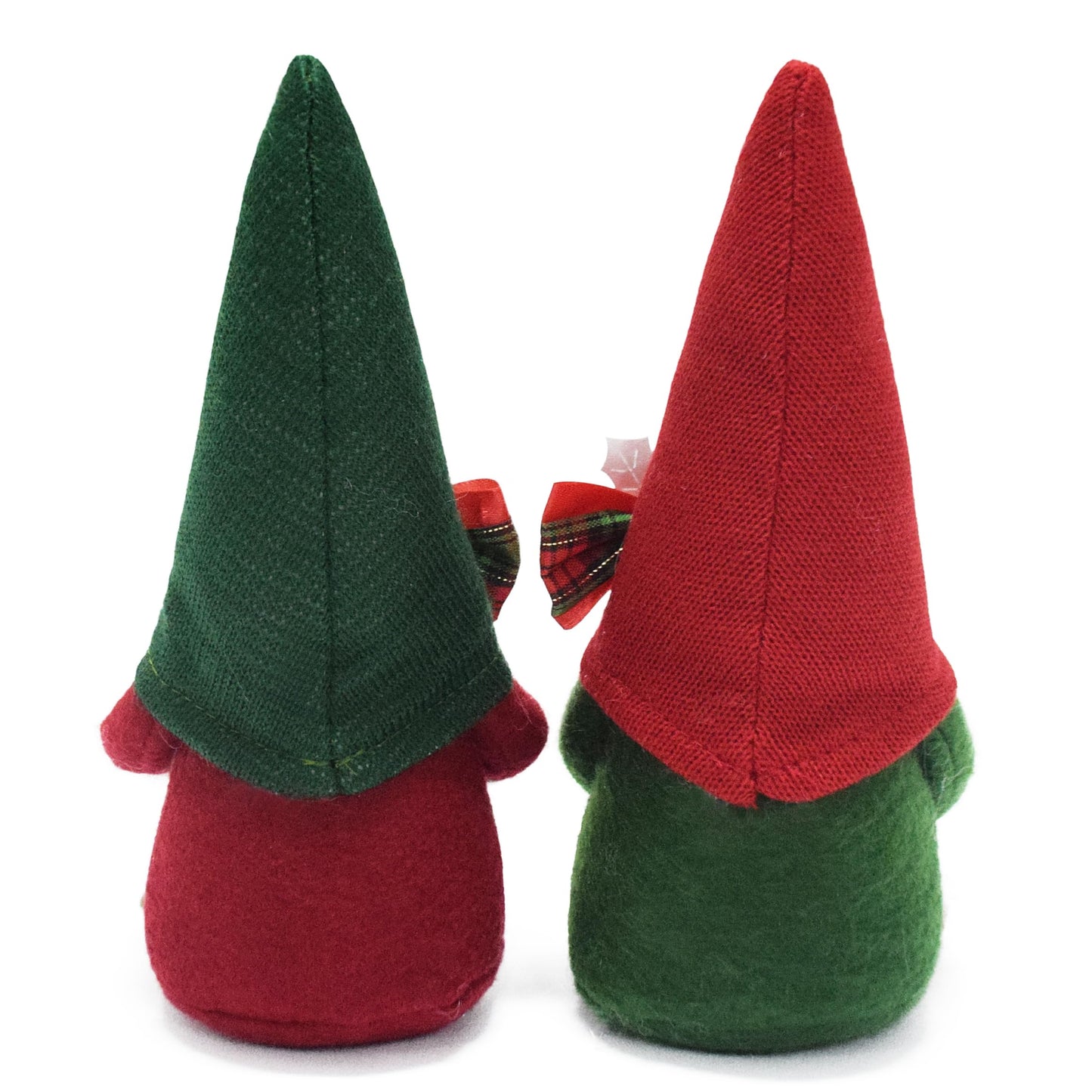 Christmas Gnomes Plush with Gingerbread,Handmade Xmas Tomte Swedish Nordic Red Green Gnomes Figurine Classical Navidad Elf Gifts Noel Ornaments for Home Office Decor