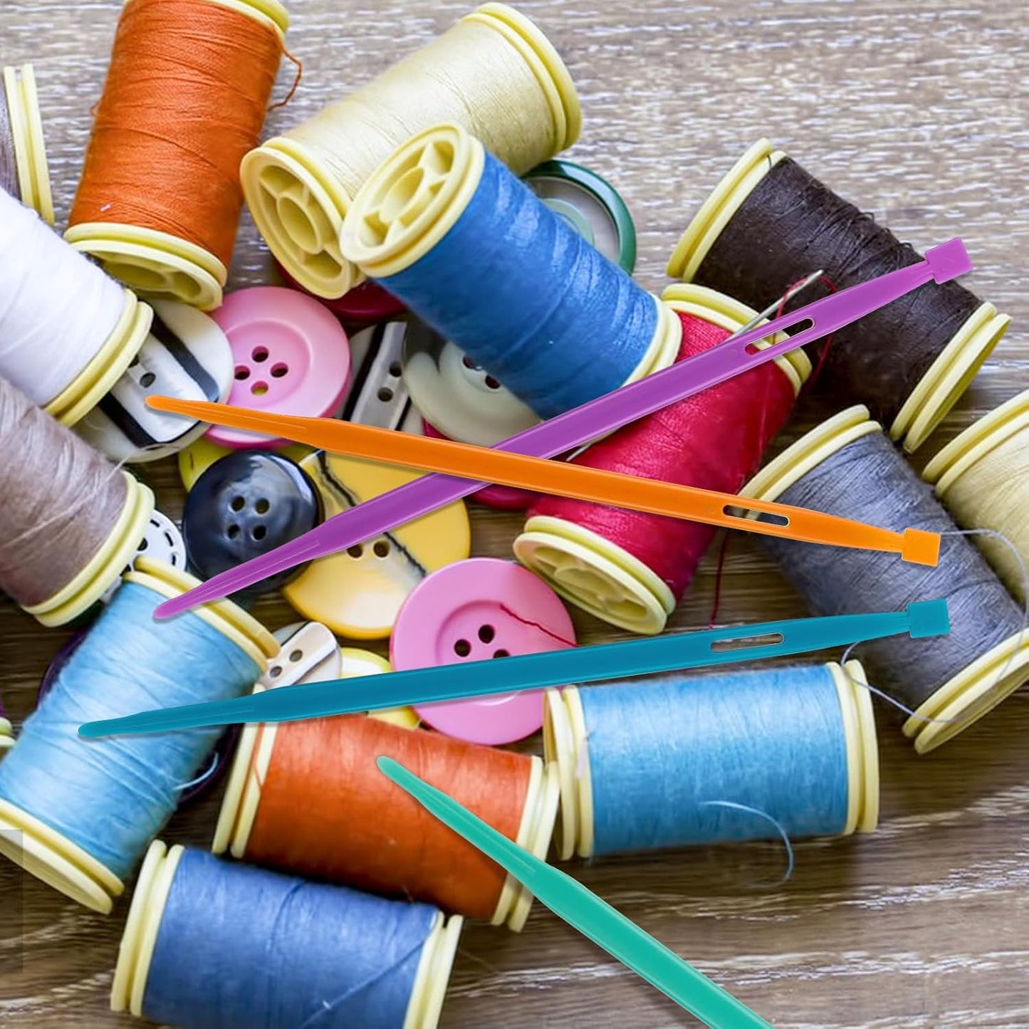 That Purple Thang Sewing Tools 5Pcs for Sewing Craft Projects Use Thread Rubber Band Tools