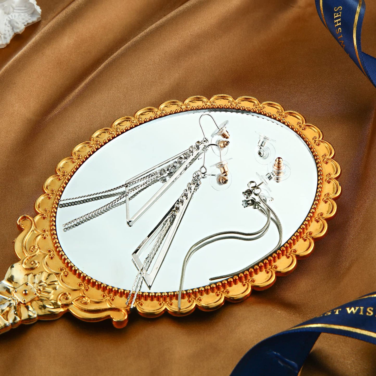 Outus 200 Pcs Earring Backs for Droopy Ears Backs Replacements Earring Backs for Heavy Bullet Clutch(Silver and Gold)