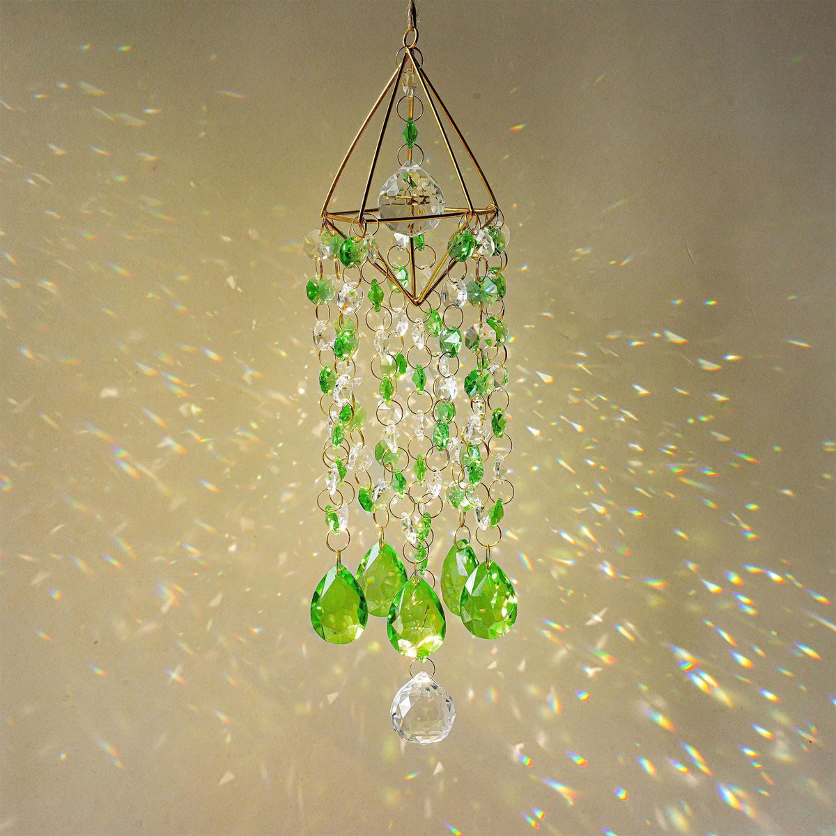 Crystal Suncatcher Glass Wind Chimes Style Sun Catchers Indoor Window