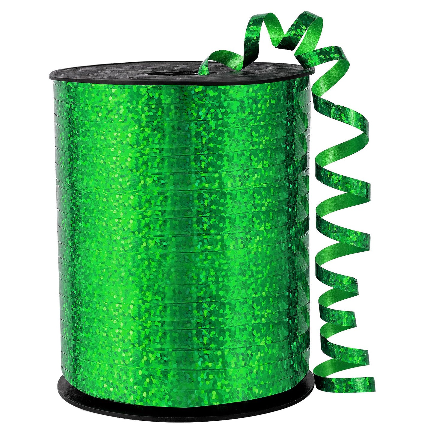 Green Curling Ribbon - 500 Yard Shiny Metallic Curling Ribbon for Gift Wrapping, Balloons, Christmas & St. Patrick's Day