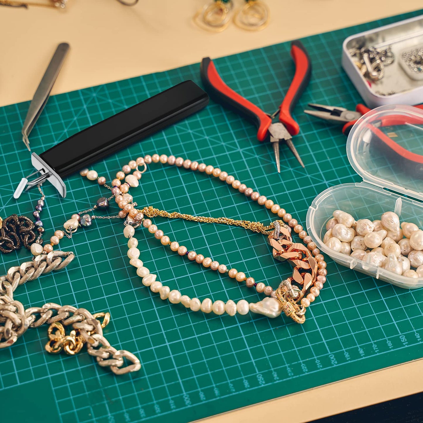 Lanties Bead Knotting Tool Beading Knotting Tools for Jewelry Making Beading Knotters Tool Create Secure Knots for DIY Pearl Jewelry Beading Tools Supplies