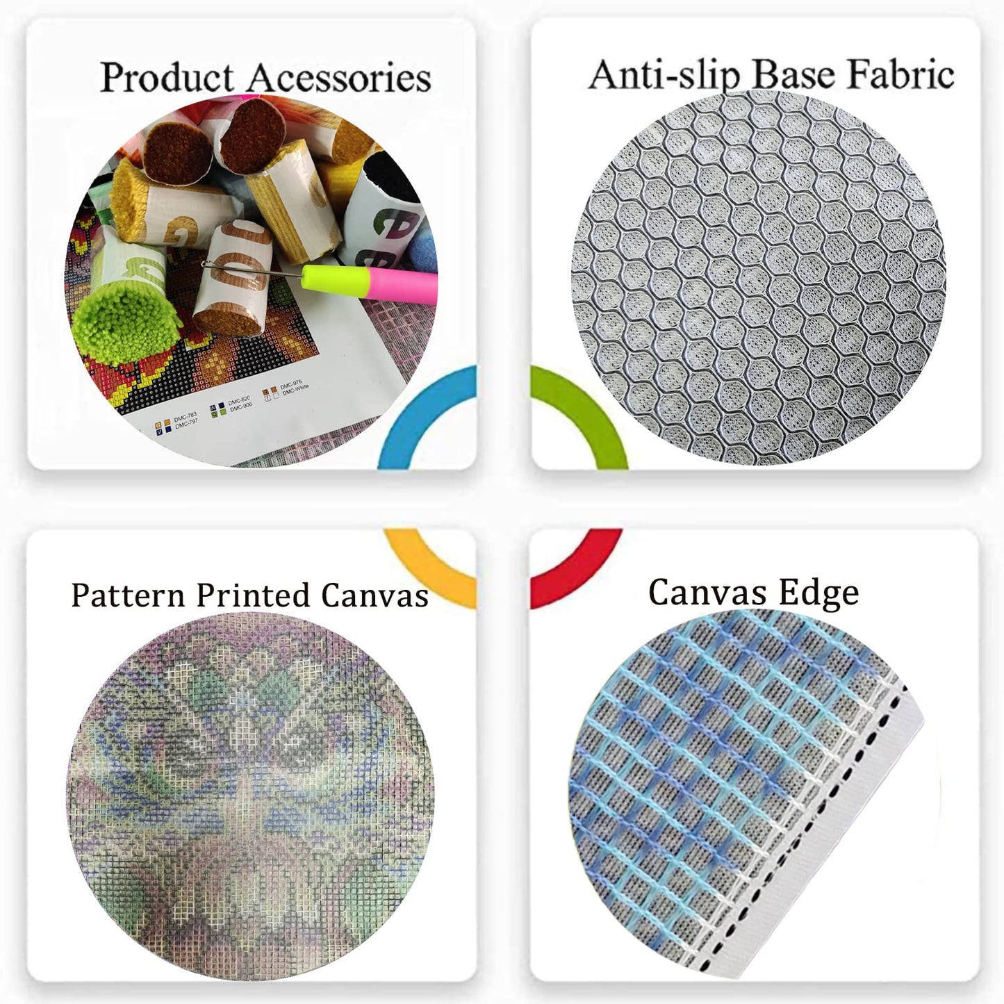 Latch Hook Rug Kits for Adults, Colorful Owl with Preprinted Canvas Pattern DIY Carpet Tapestry Rug Cushion Yarn Needlepoint, 22.5X33.5Inch / 58X85cm