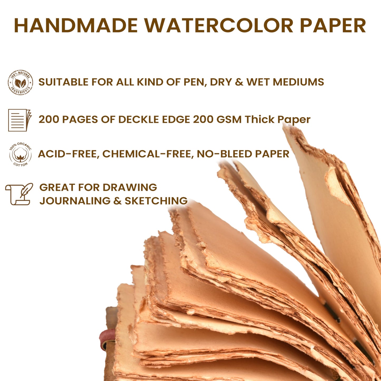 LEATHER VILLAGE Leather Journal – 200 Handmade Vintage Deckle Edge Paper – Leather bound Journal For Women Men- Vintage Key Closure - Book of Shadows - 6X4 inches (A6) - Fuchsia