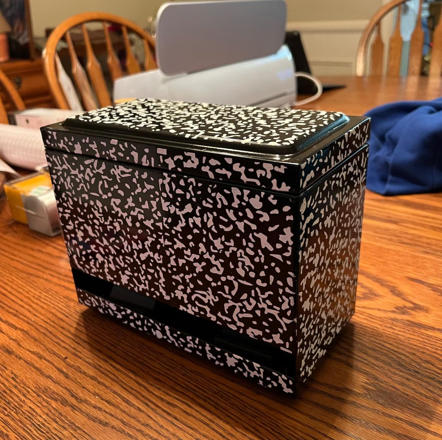 Stencils for Crafts Reusable Texture Stencils Cracked Background Stencil for Painting on Wood Wall Furniture Fabrics