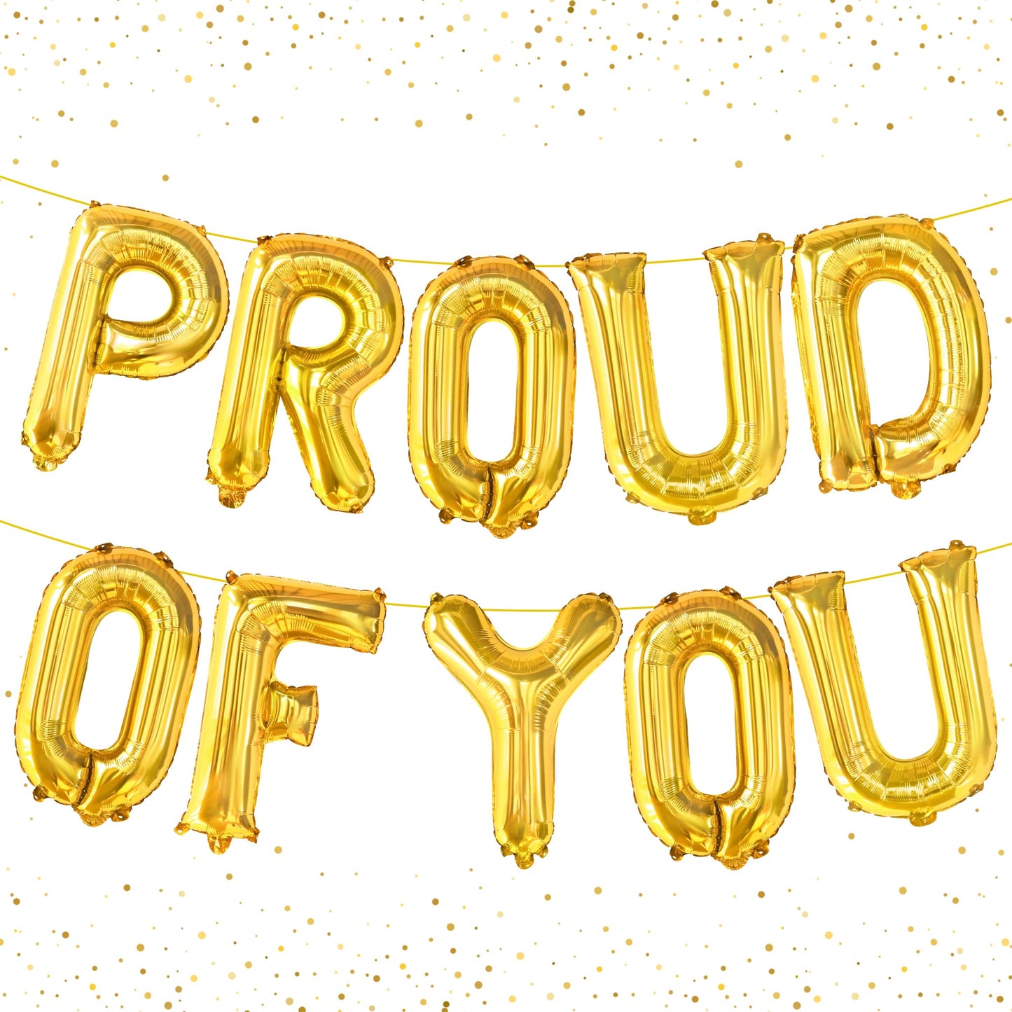 KatchOn, Gold Proud of You Balloons - 16 Inch | Mylar Foil Balloon Banner For Graduation Party Decorations | We Are So Proud Of You Balloon Banner For Graduation Decorations 2026