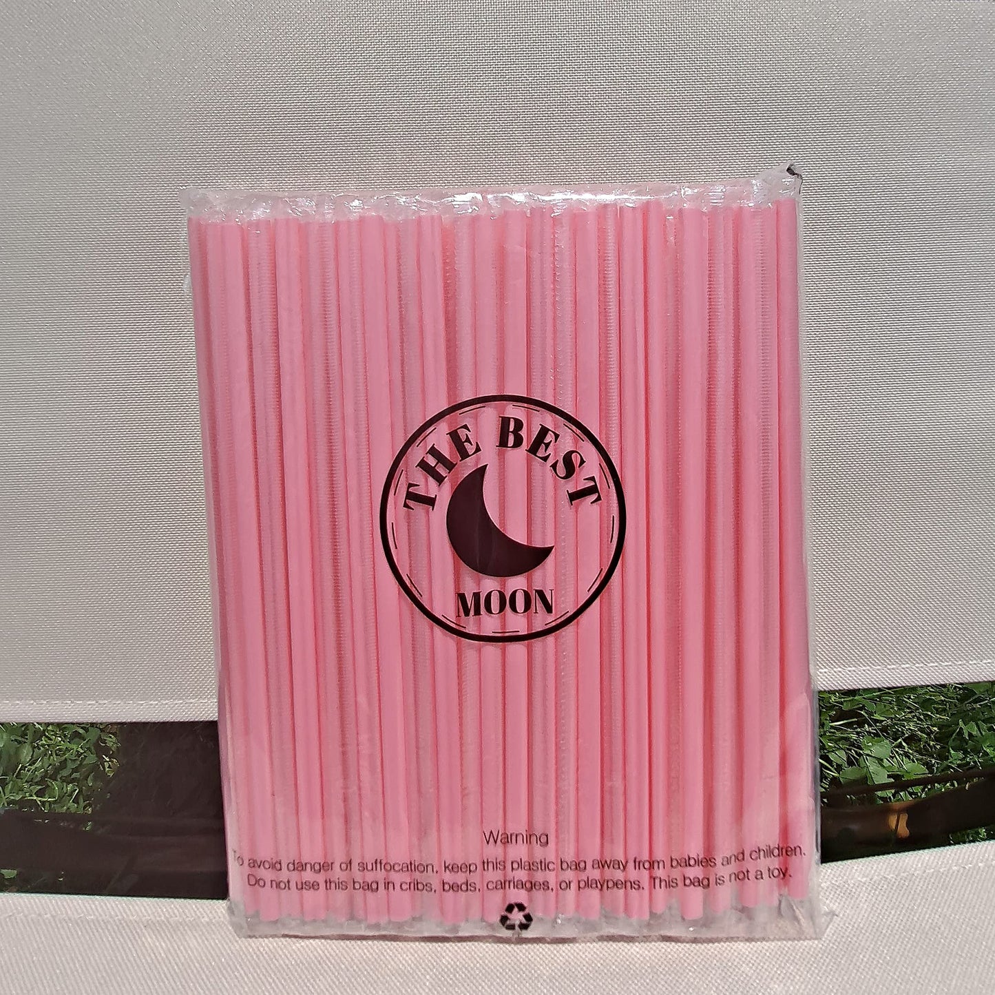 100pcs Heart Shaped Pink Straws Disposable Drinking Cute Straw Individually Wrapped Pink Plastic Straw Galentines Day, Cocktail, Birthday Party, Bridal Shower, Wedding Decorations