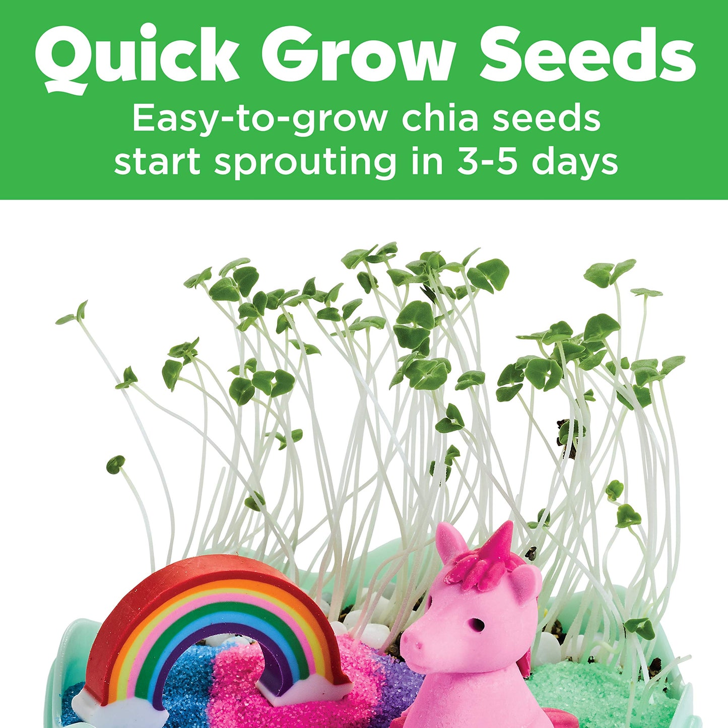 Creativity for Kids Mini Garden: Magical Unicorn Terrarium Kit - Unicorn Gifts for Girls, Kids Craft and Toy, Unique Valentine's Day Gifts (Ages 6+)