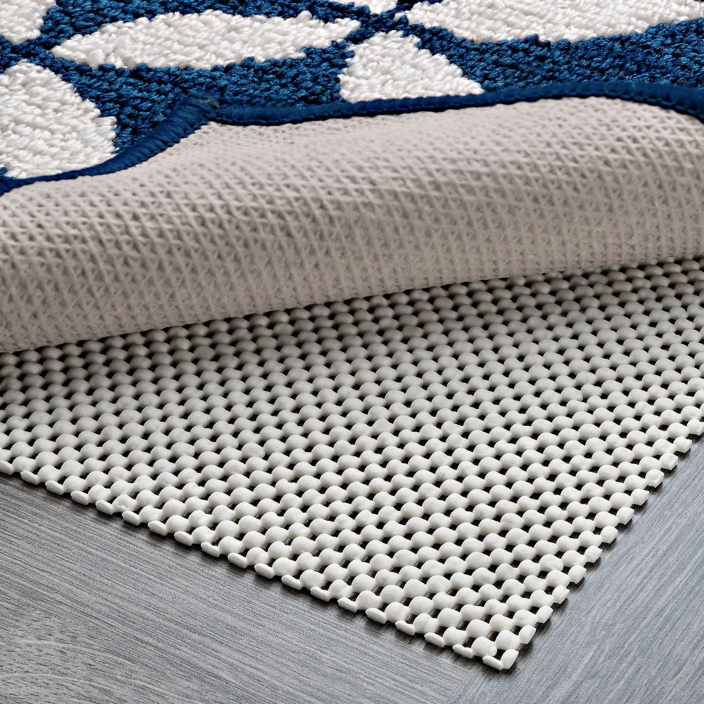 Rug Gripper Non Slip Rug Pad Underlay for Hardwood Floors Supper Grip Thick Padding Adds Cushion Prevents Sliding Size 2 x 3