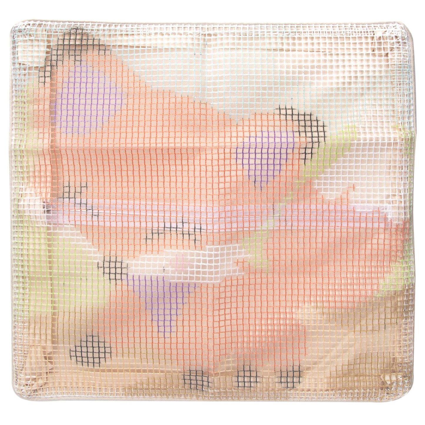 17" X 17" Fox Latch Hook Kits Pillow Cushion Cover Throw Pillow Cover Rug Making Kits DIY Crafts for Adults/Kids with Printed Canvas Pattern Crochet Kit