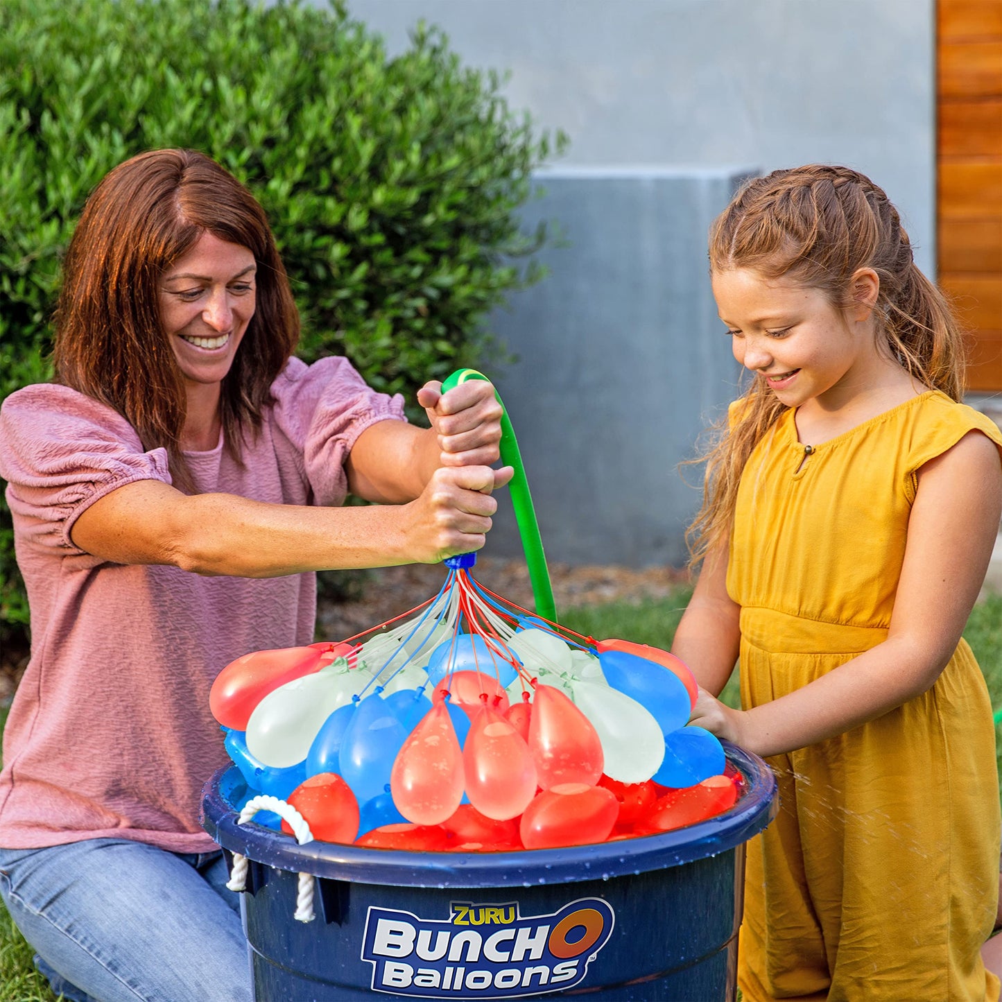 Bunch O Balloons Rapid-Filling Red, White and Blue Water Balloons 6 Pack (100 Balloons)