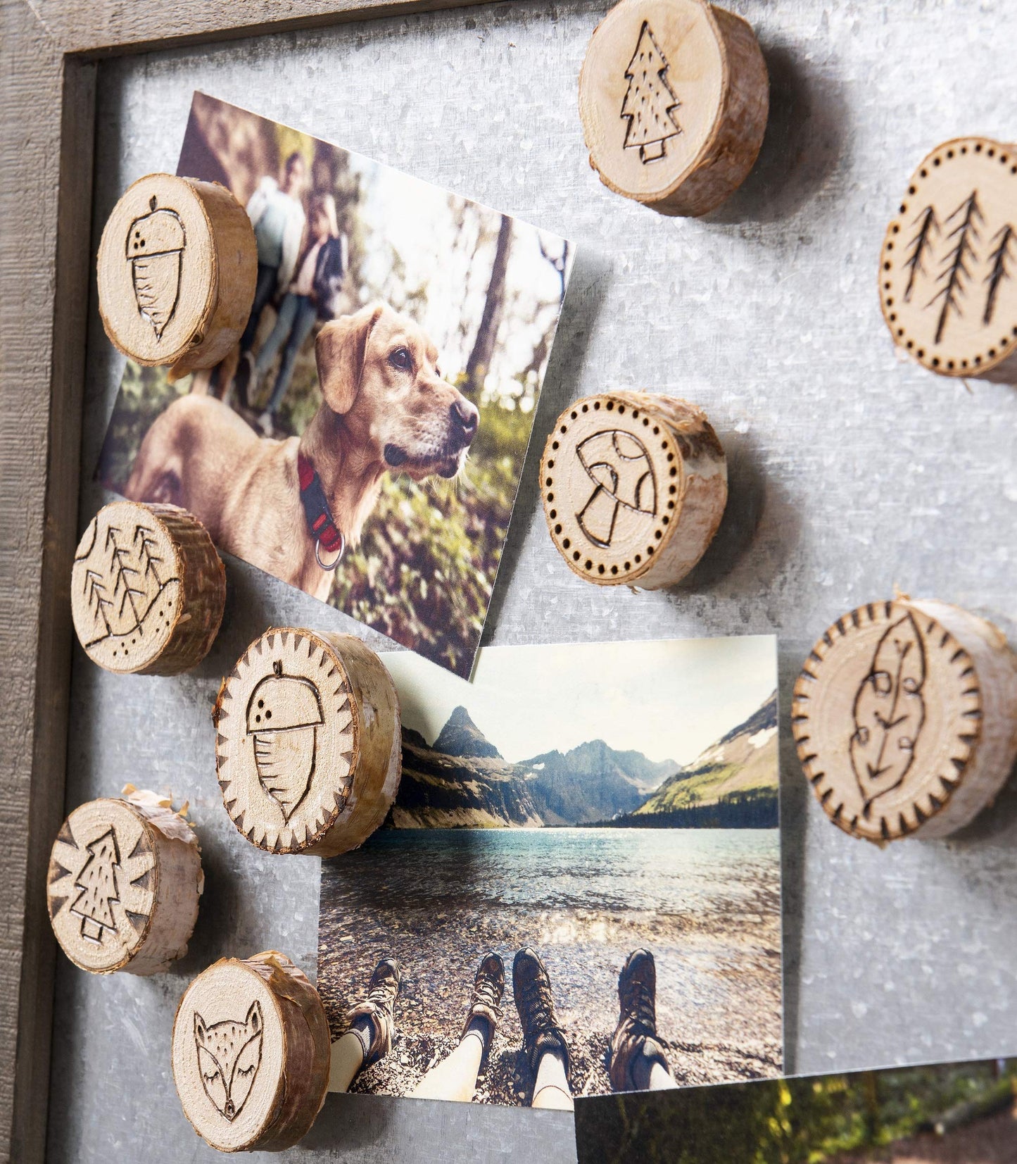 Plaid wood burning and stencil cutting tool,