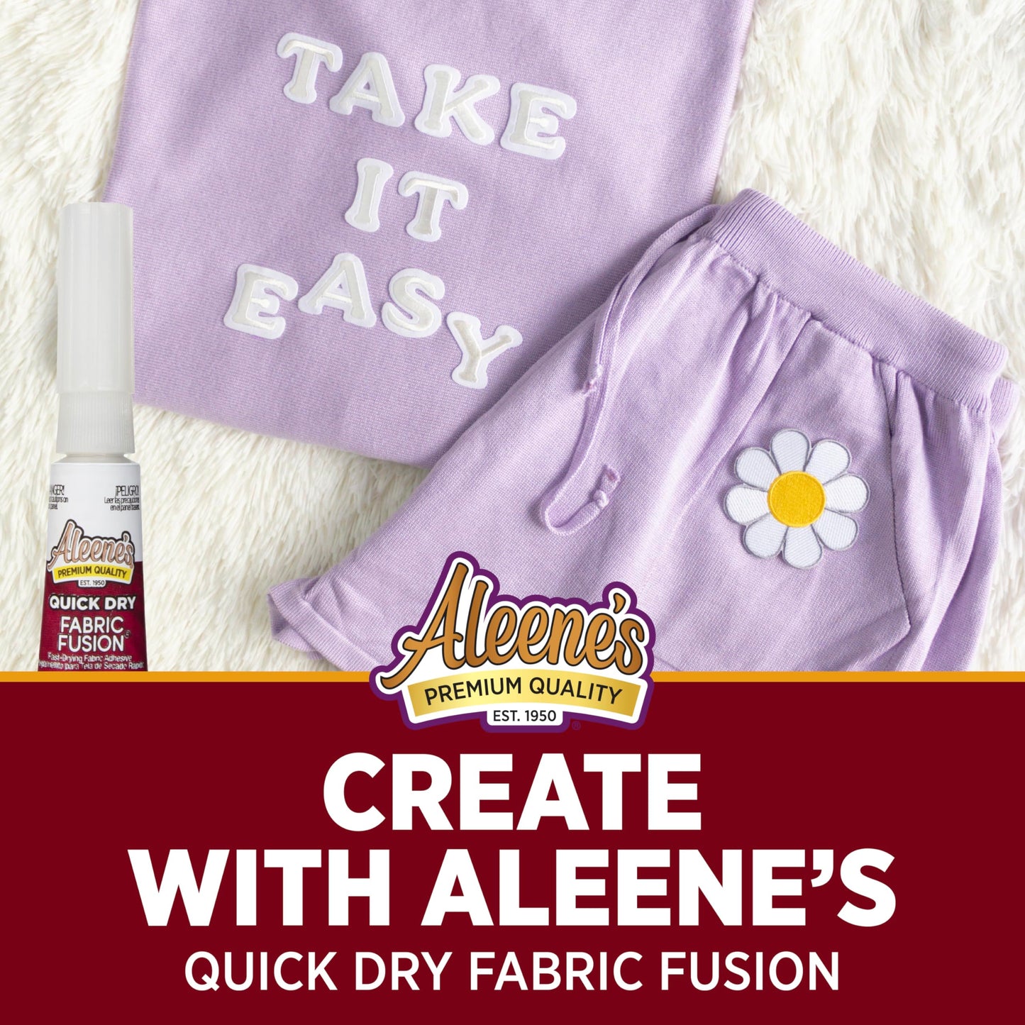 Quick Dry Fabric Fusion, Fast-Drying Permanent Fabric Glue, Stong Bond Dries Soft and Clear in Minutes, .1 fl oz 3-Pack