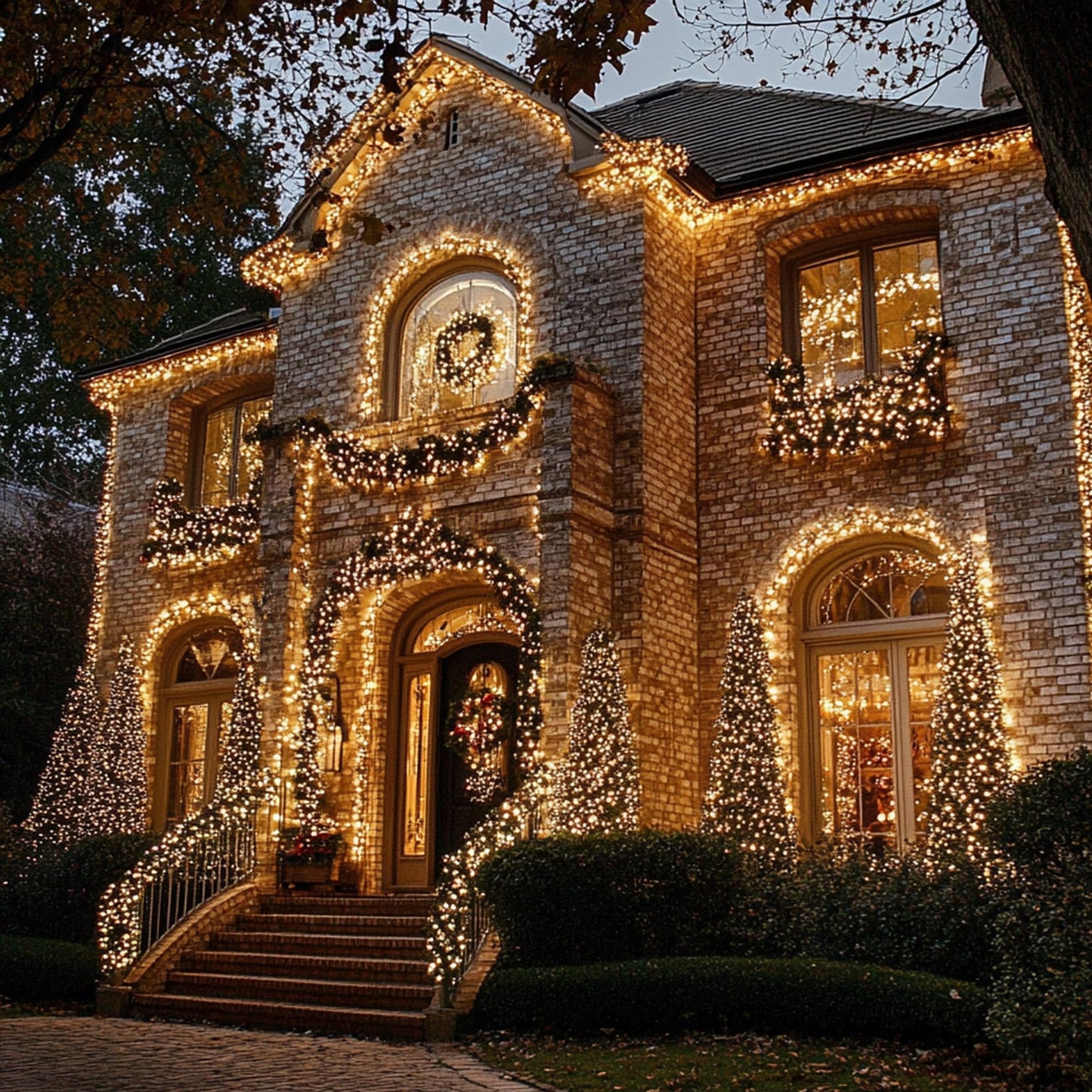 Christmas Lights, 20FT 100 Count Incandescent Mini Christmas Tree Light, Waterproof Xmas String Lights for Outdoor Indoor Home Party Yard Decorations, Gold