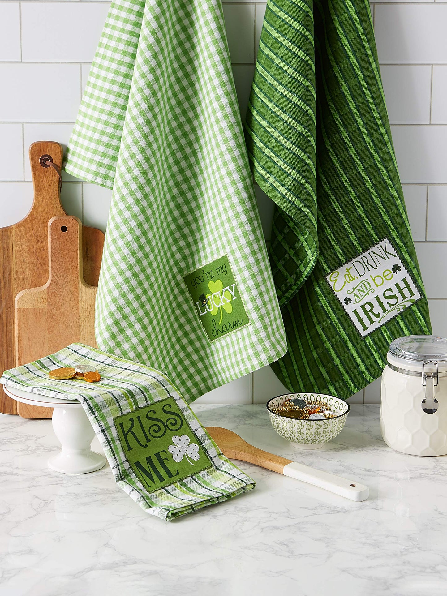 St. Patrick's Day Kitchen Collection, St. Patty's Day, Dishtowel Set