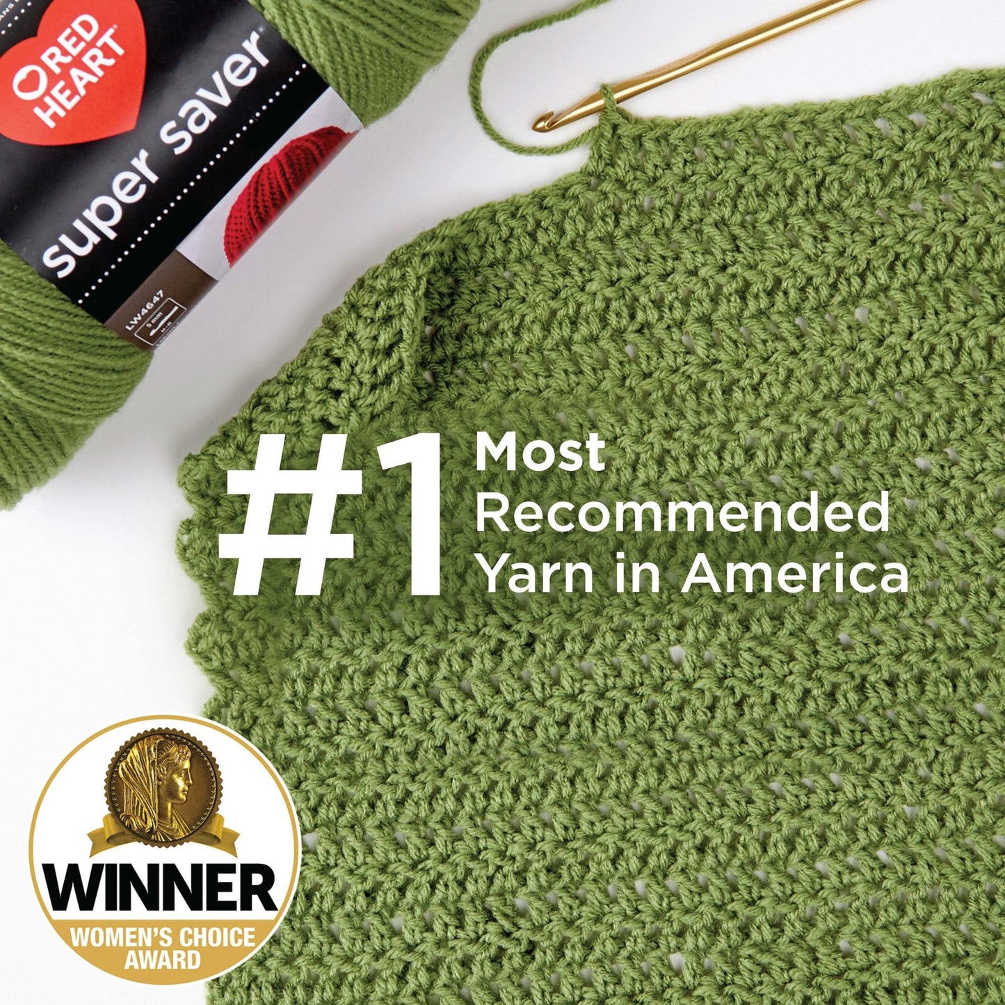 Red Heart Super Saver Yarn, 3 Pack, Favorite Stripe 3 Count