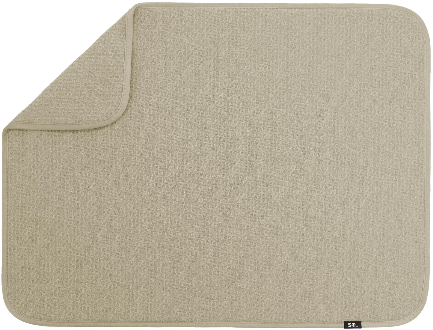 Dish Drying Mat XL, 18” x 24”, Absorbent Microfiber Kitchen Counter Mat, Dish Drying Pad for Dishes, Utensils, Pots and Pans, Extra Large, Pure Cashmere