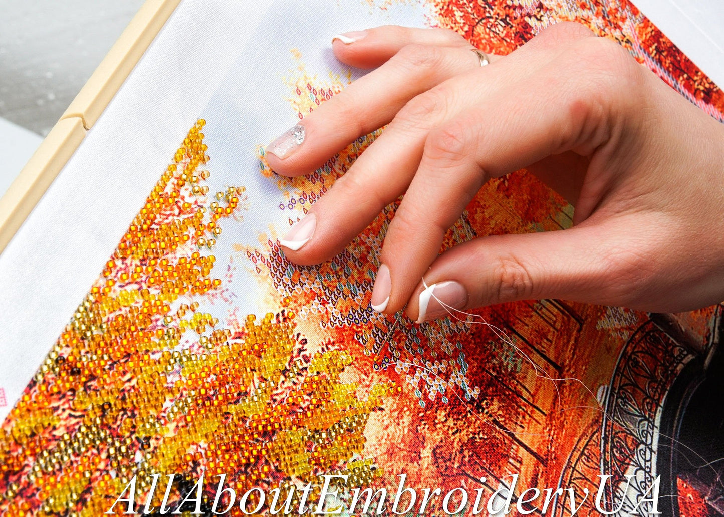 Needlepoint Embroidery Tapestry Scroll Frame Made of Organic Beech, Wooden Cross Stitch Frame, Needlepoint Holder, Stitching Frame (15.7" х 22")