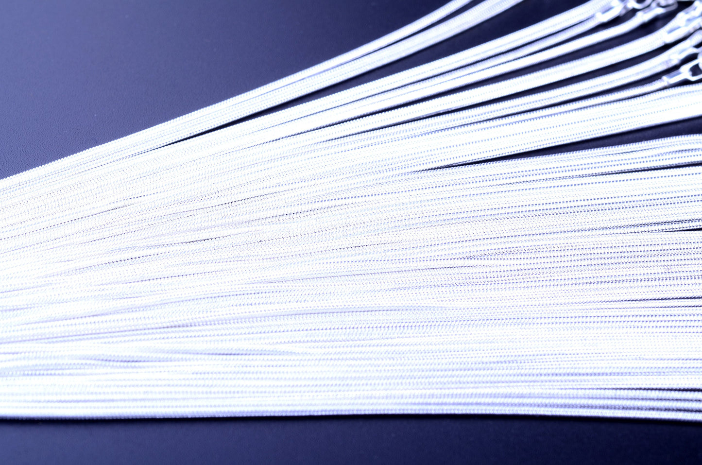 Snake Chain Necklace White Brightening 24pcs 925 Silver Plated 1.2mm DIY Shining Link with Lobster Clasps for Jewelry Making (20 inch, Shining White Brightening)