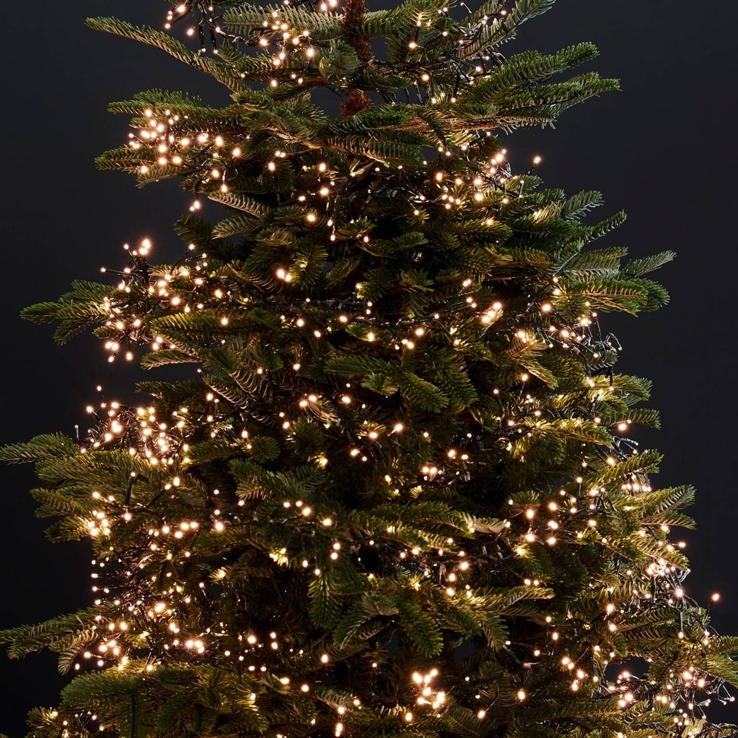 Dazzle Bright Christmas String Lights, 100 LED 33 FT Connectable Fairy Lights with 8 Modes, Waterproof Christmas Decorations for Indoor Outdoor Holiday Party Home Tree Decor (Warm White)