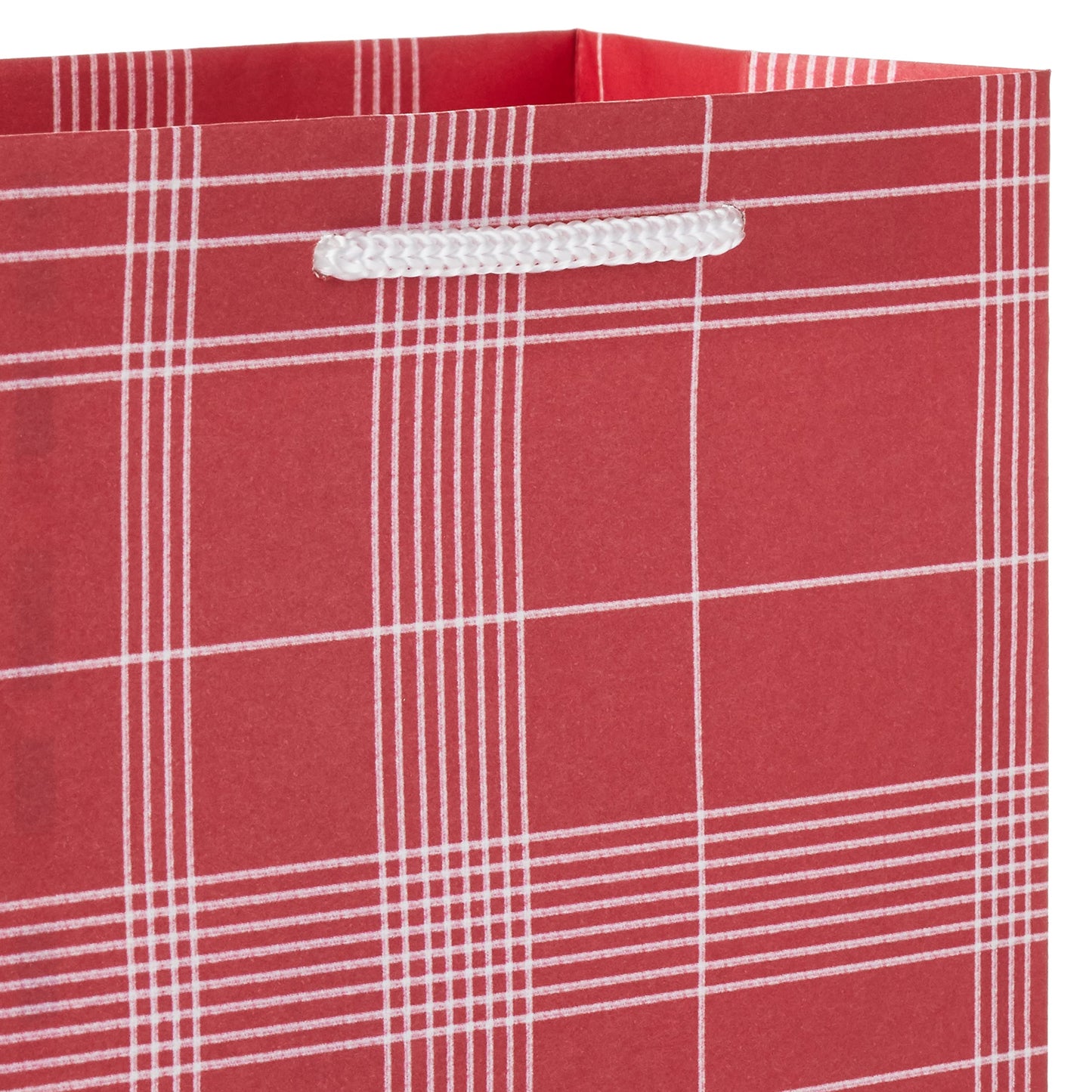 6" Small Rustic Christmas Gift Bag Bundle (6 Bags: Red Truck, 'Tis the Season, Red and White Plaid) for Gift Cards, Teacher Presents, Holiday Party Favors