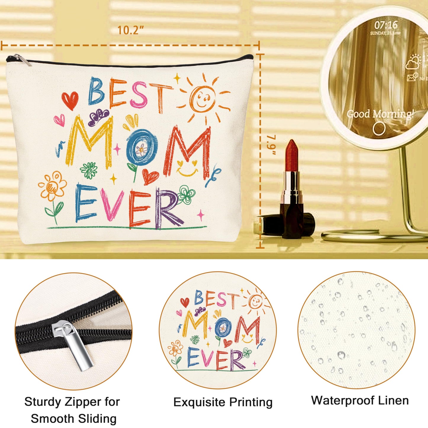 DOGMEM Mom Birthday Gifts Ideas Basket for Moms Mama Mother from Daughter Son Child, Mothers Day Birthday Gift for Moms, New Mom Gifts