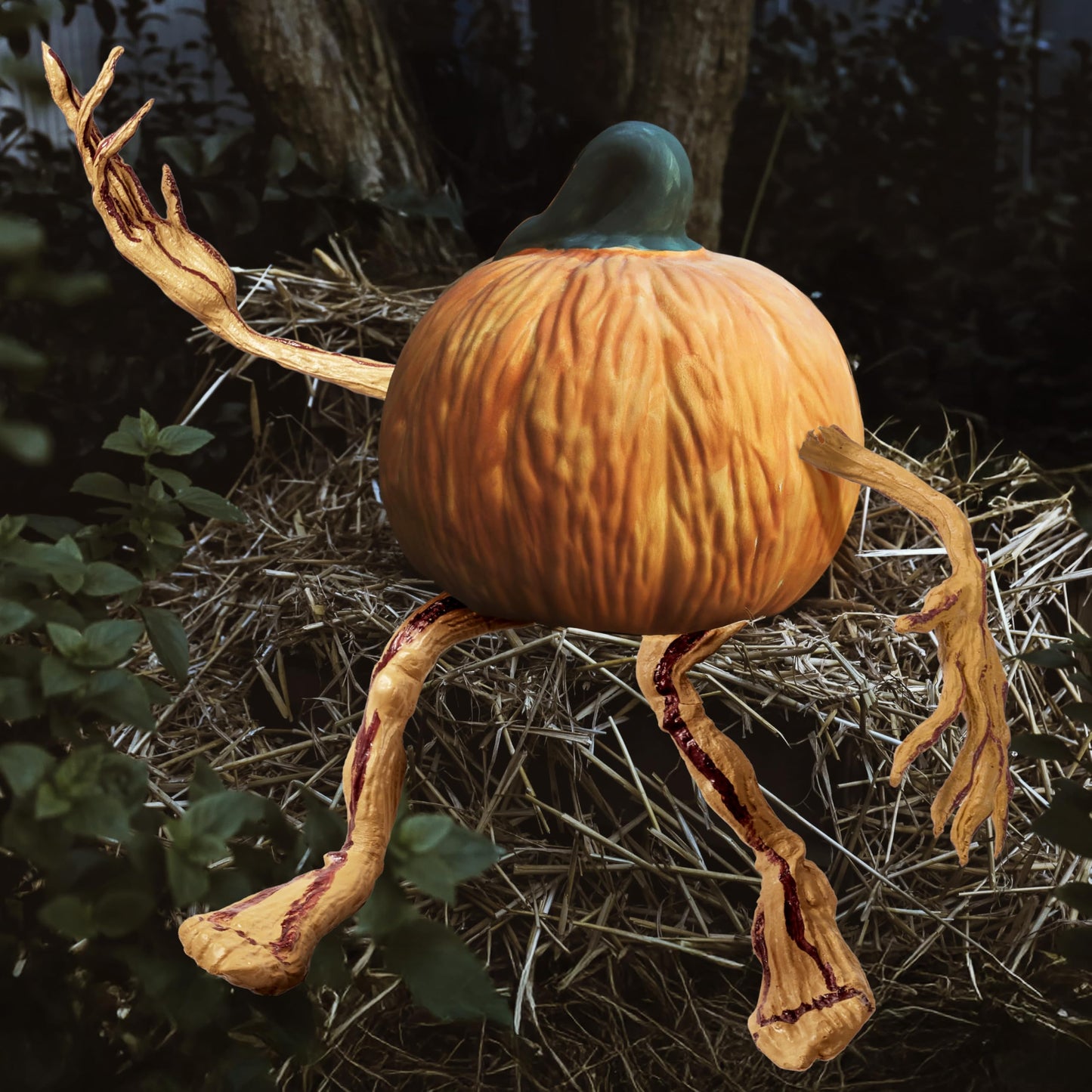 JOYIN Halloween Bendable Pumpkin Arms and Legs Set Decorations, Spooky Halloween Decorations for Pumpkin, Decorating Supplies Indoor Outdoor Home Party Fall